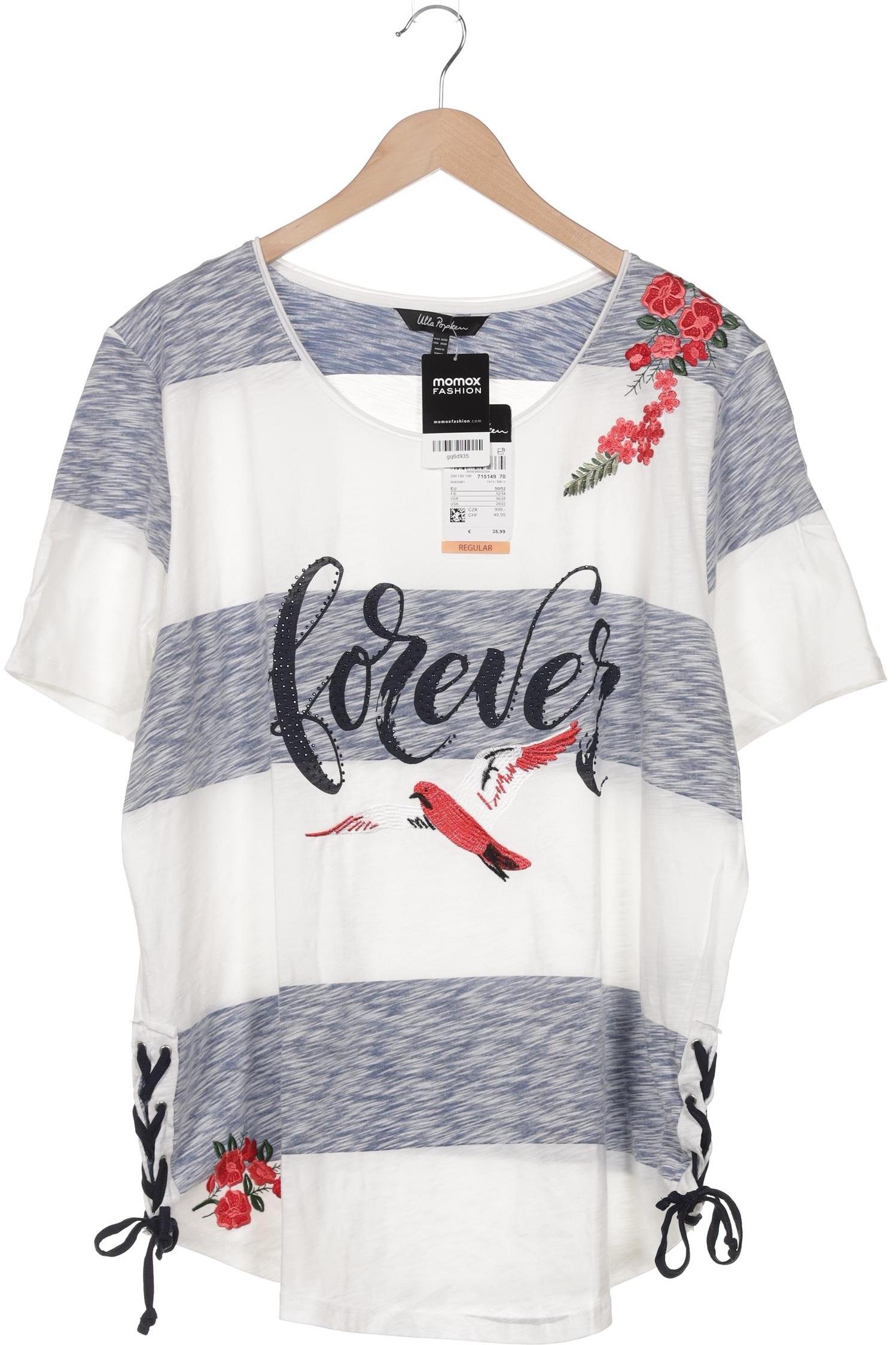 

Ulla Popken Damen T-Shirt, weiß, Gr. 50