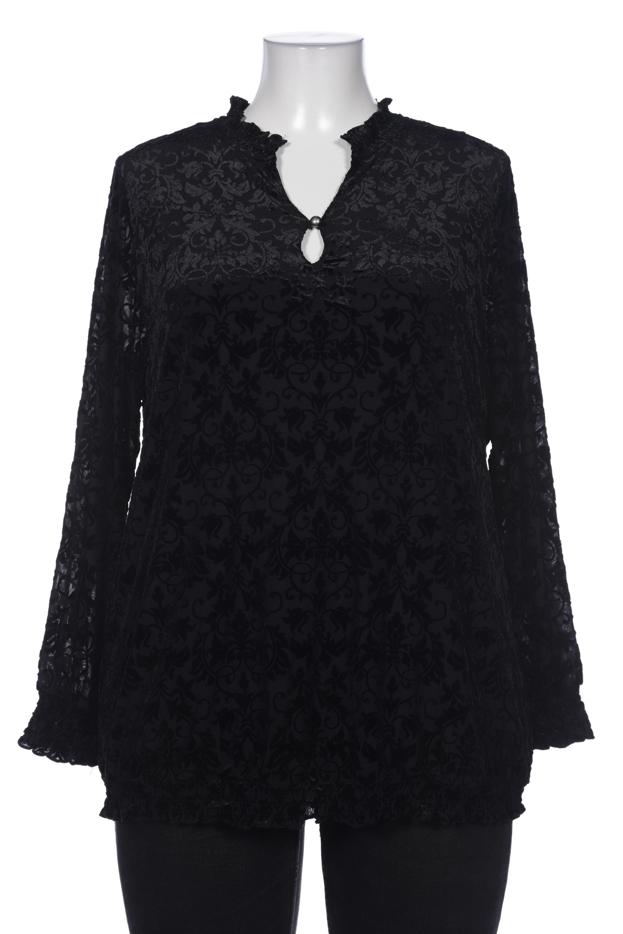 

Ulla Popken Damen Bluse, schwarz, Gr. 42