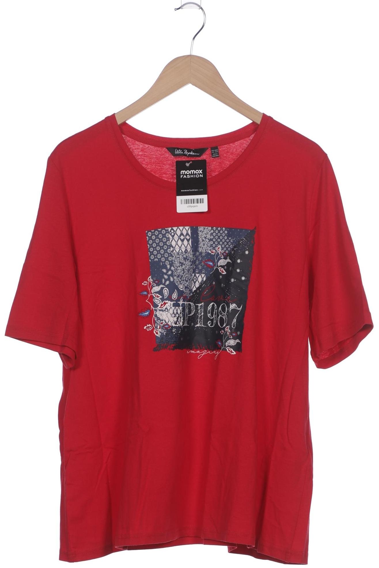 

Ulla Popken Damen T-Shirt, rot, Gr. 46