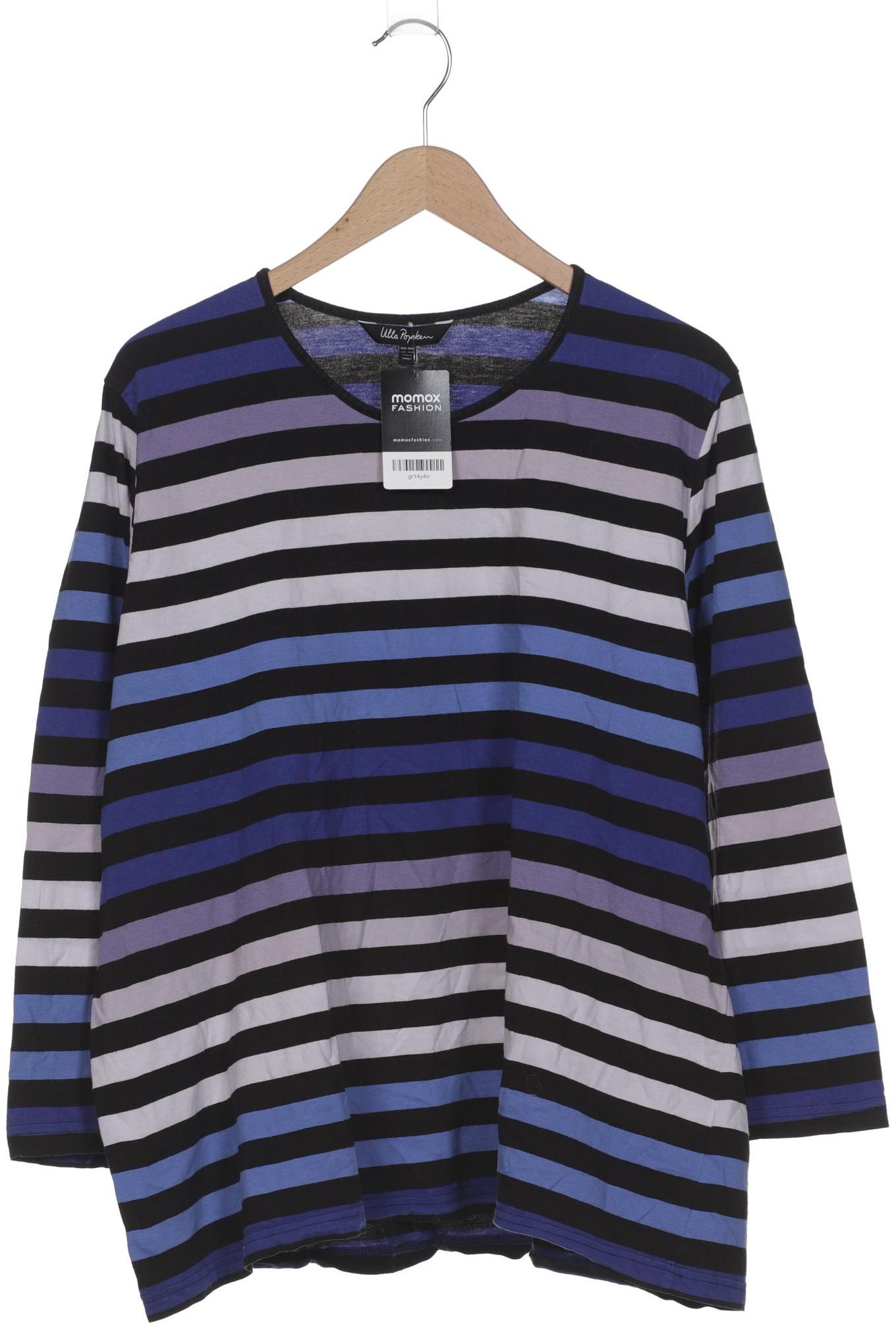 

Ulla Popken Damen Langarmshirt, blau, Gr. 50