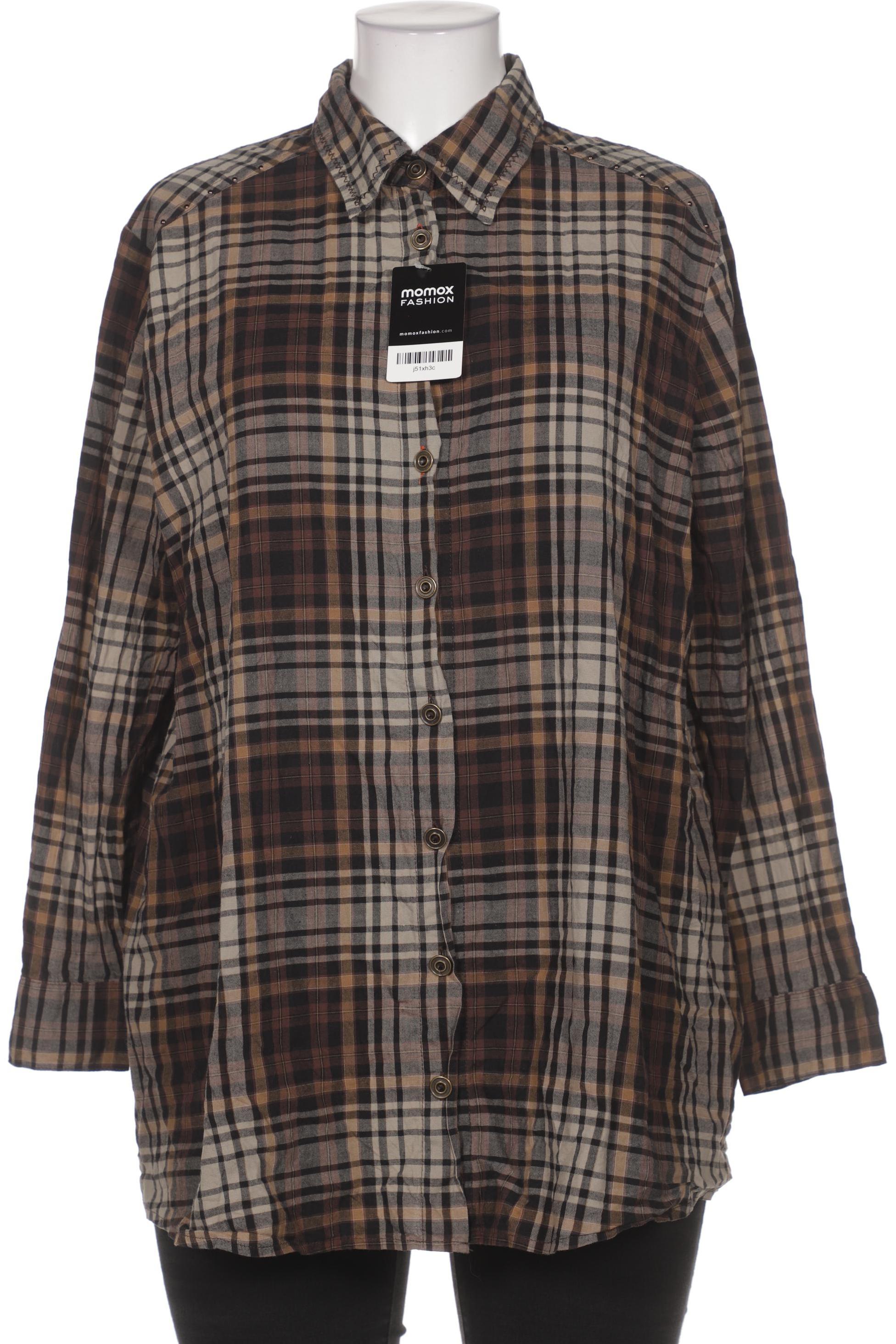 

Ulla Popken Damen Bluse, braun, Gr. 46