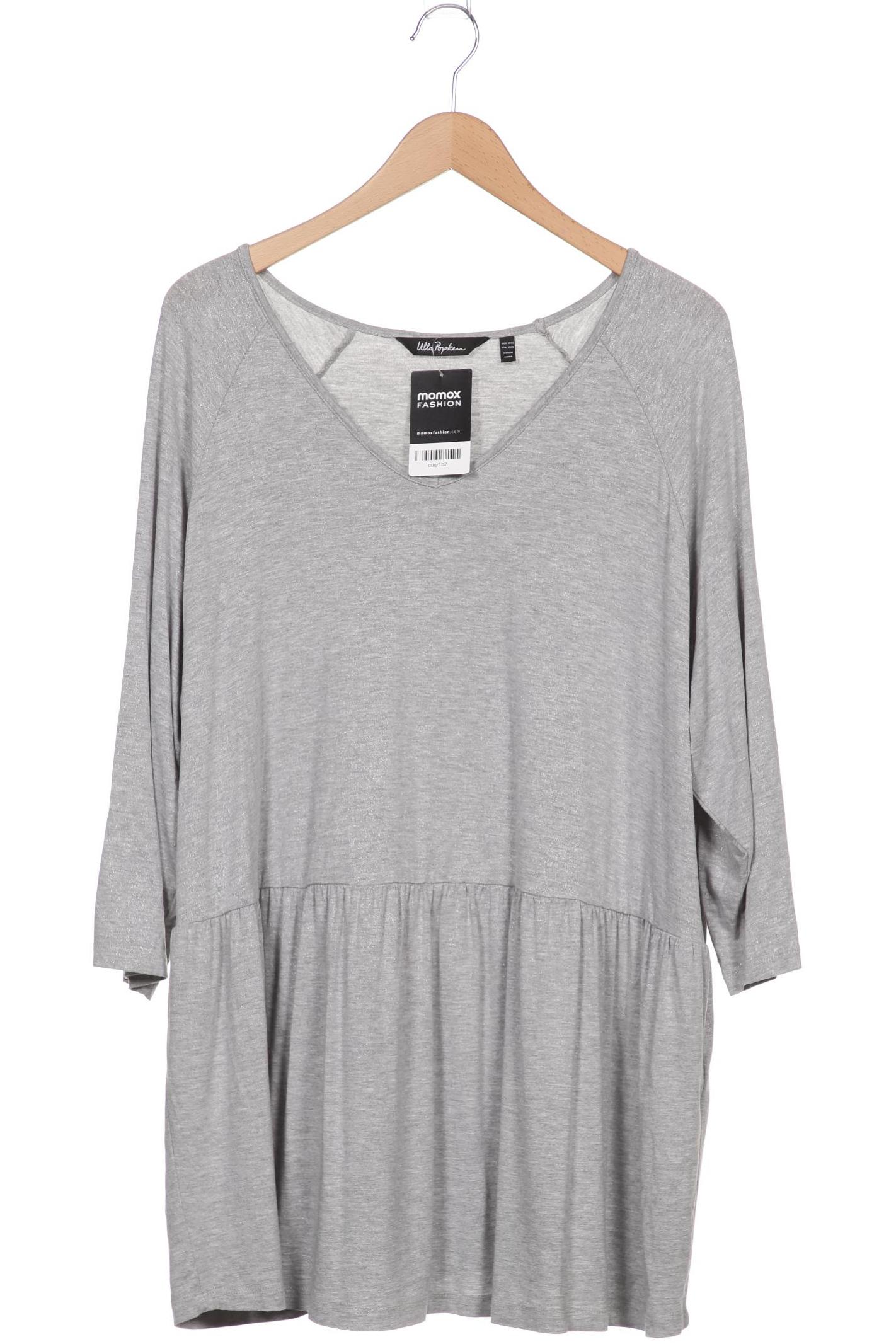 

Ulla Popken Damen Langarmshirt, grau, Gr. 50