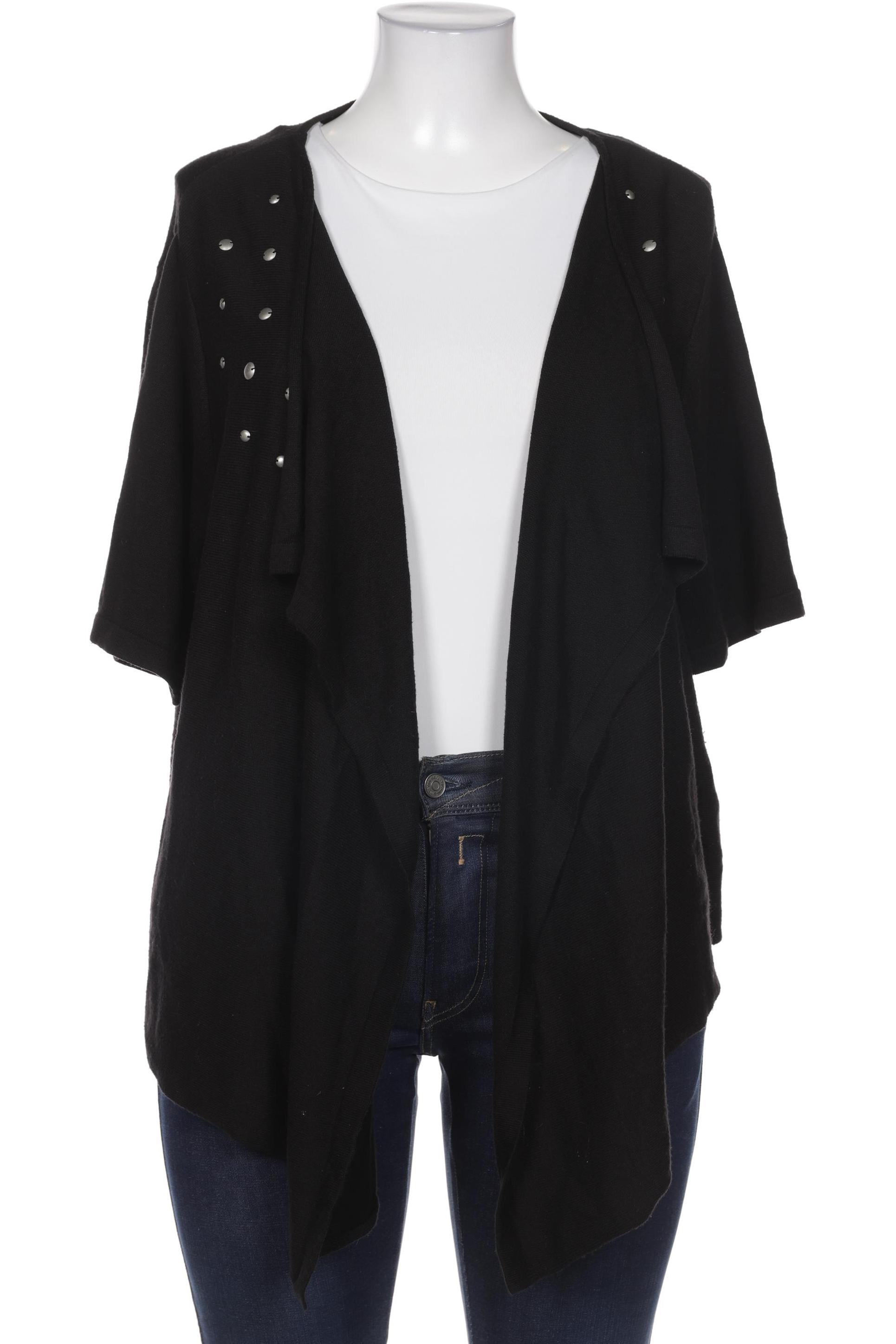 

Ulla Popken Damen Strickjacke, schwarz, Gr. 50