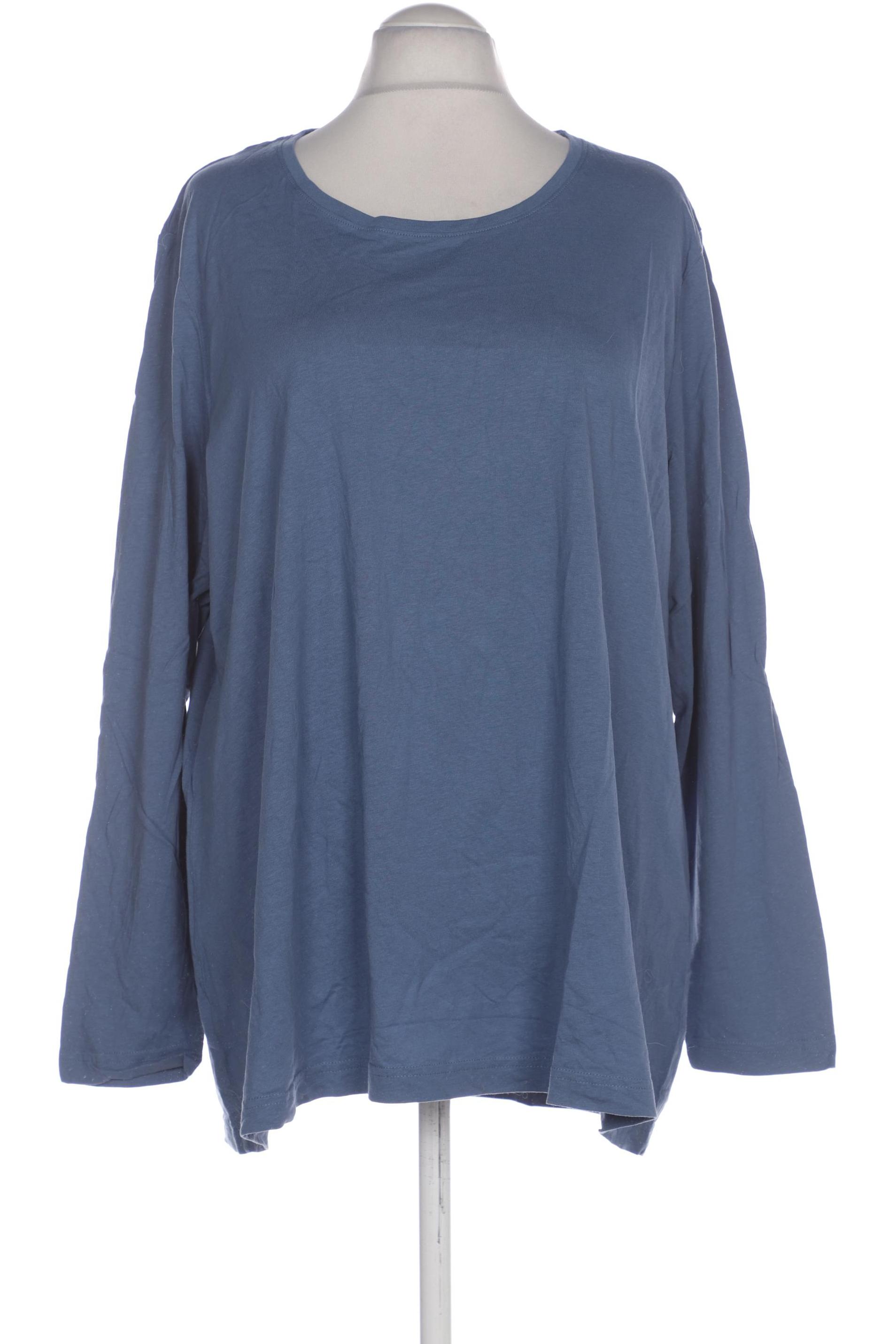 

Ulla Popken Damen Langarmshirt, blau, Gr. 54