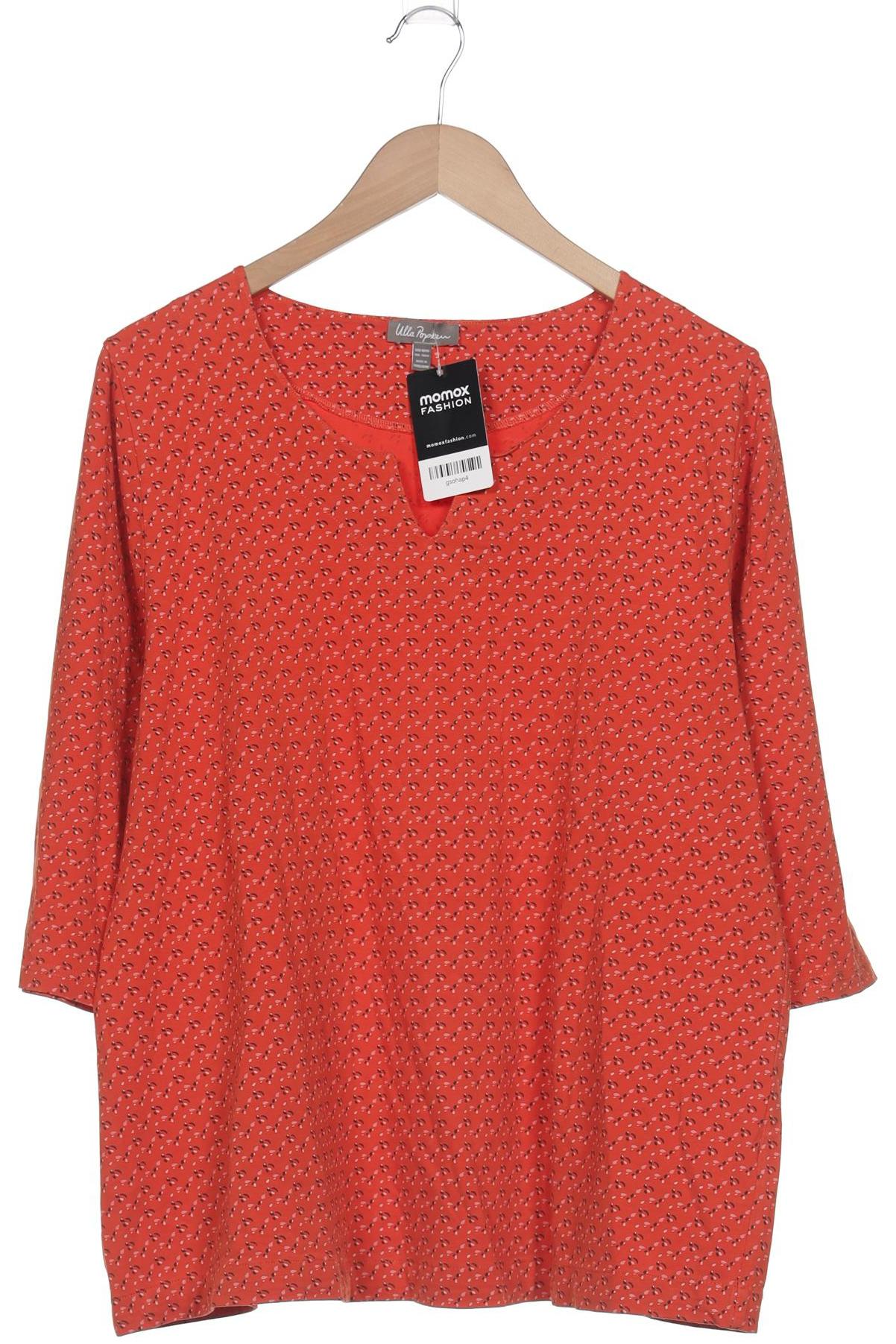 

Ulla Popken Damen Langarmshirt, orange, Gr. 46