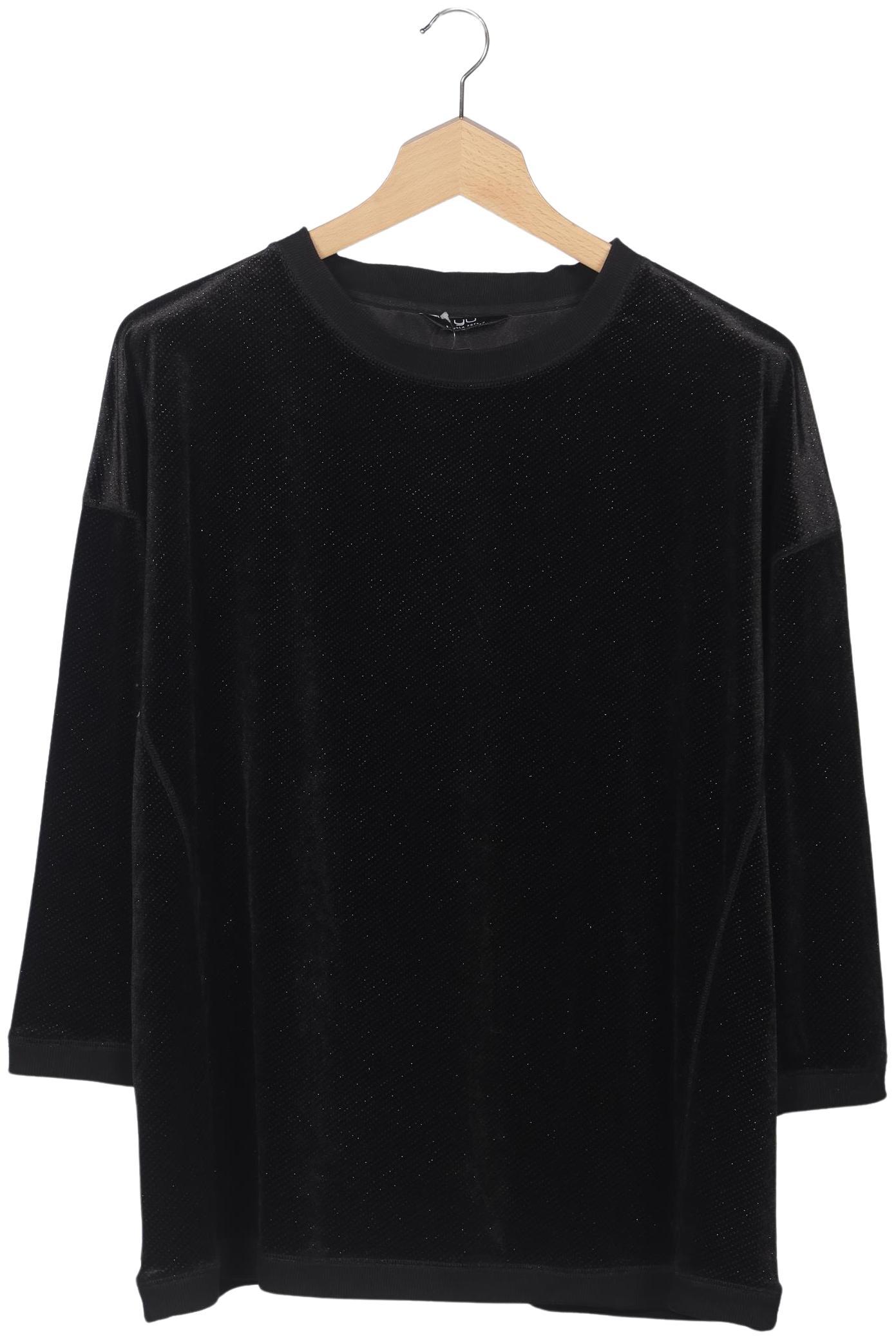 

Ulla Popken Damen Langarmshirt, schwarz, Gr. 48