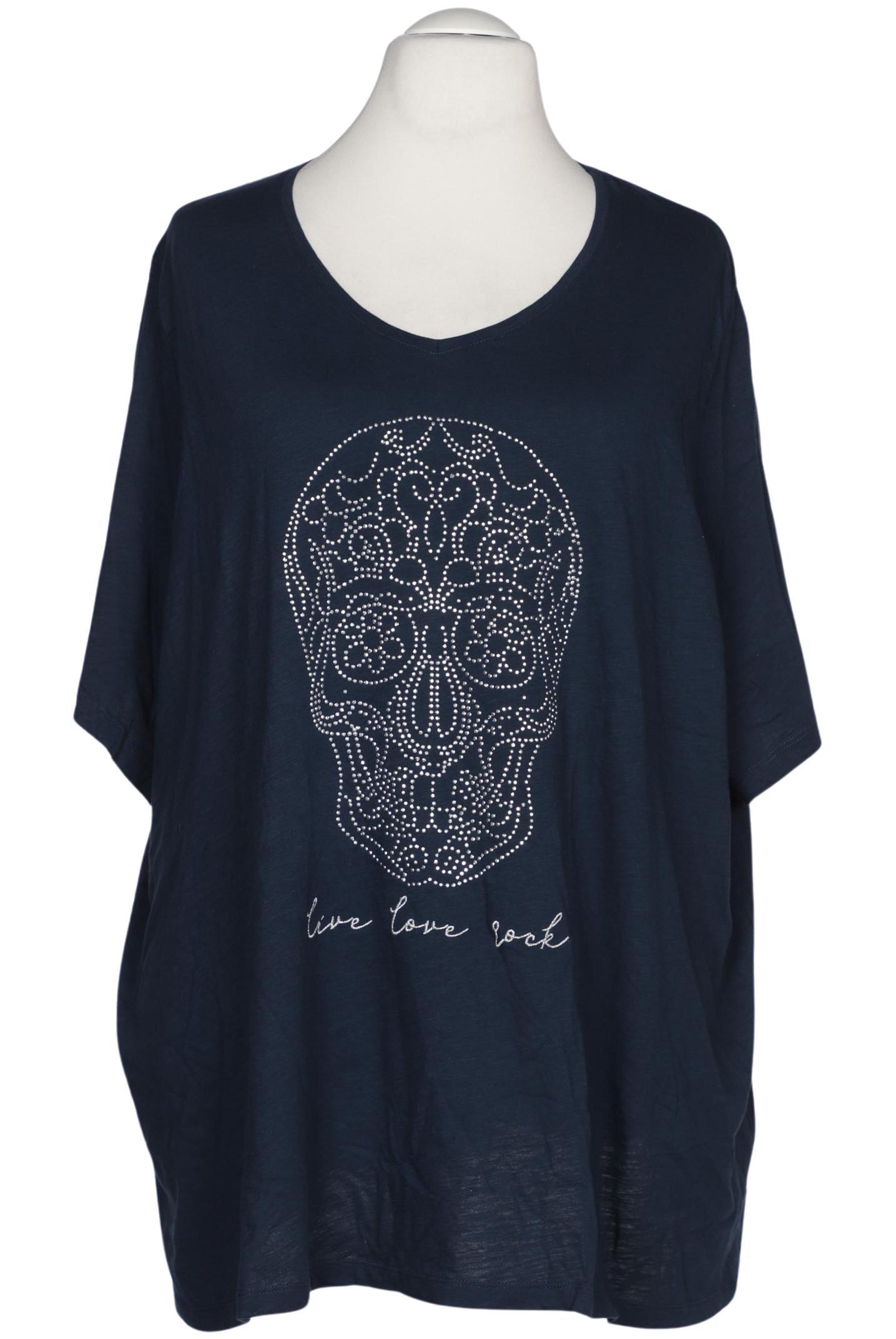 

Ulla Popken Damen T-Shirt, marineblau, Gr. 62