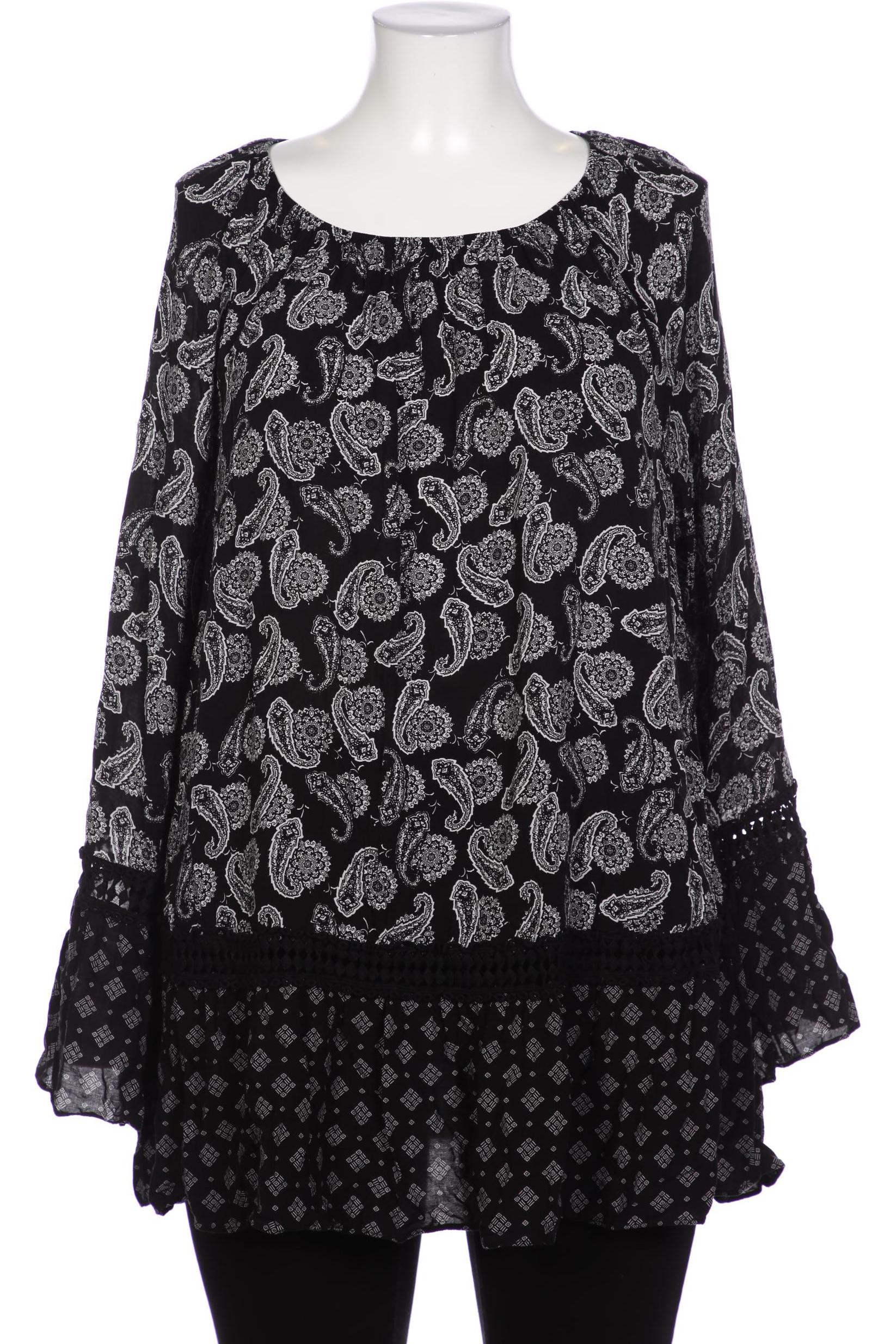 

Ulla Popken Damen Bluse, schwarz, Gr. 46