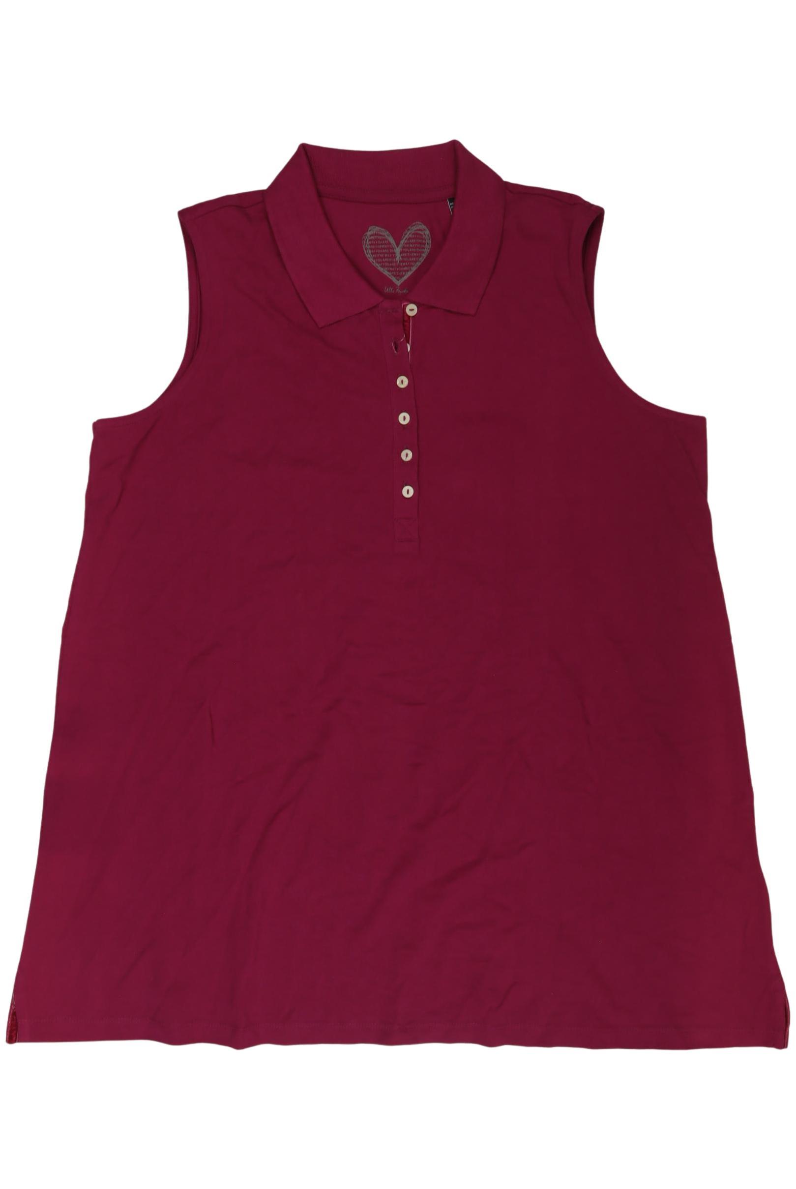 

Ulla Popken Damen Poloshirt, bordeaux, Gr. 46