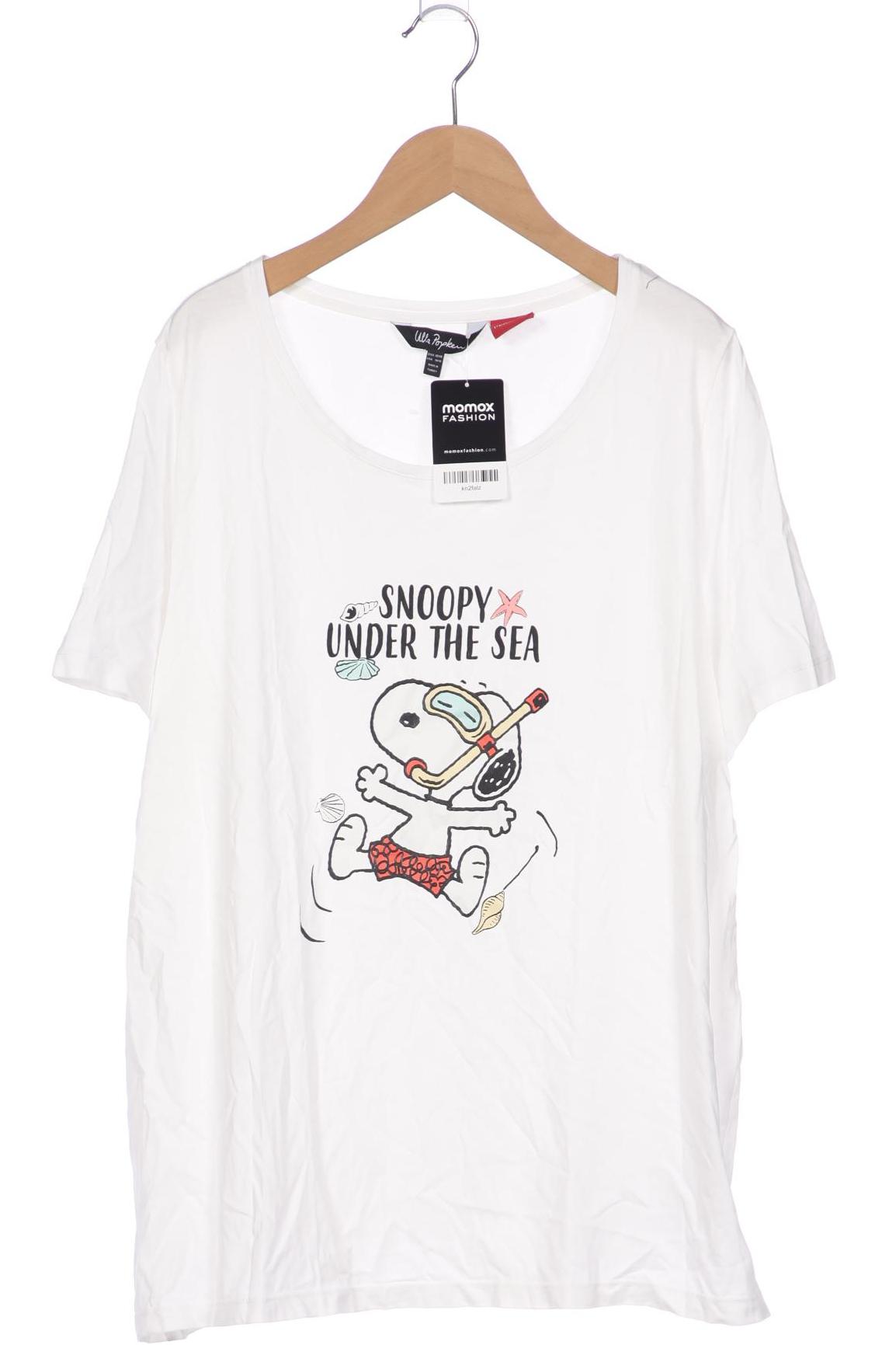 

Ulla Popken Damen T-Shirt, weiß, Gr. 46
