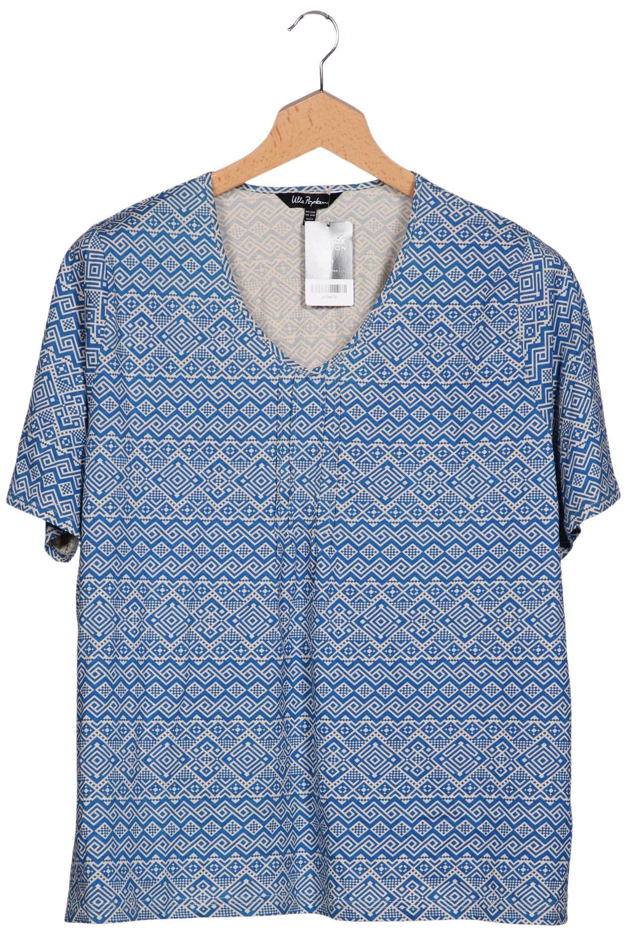 

Ulla Popken Damen T-Shirt, blau, Gr. 54