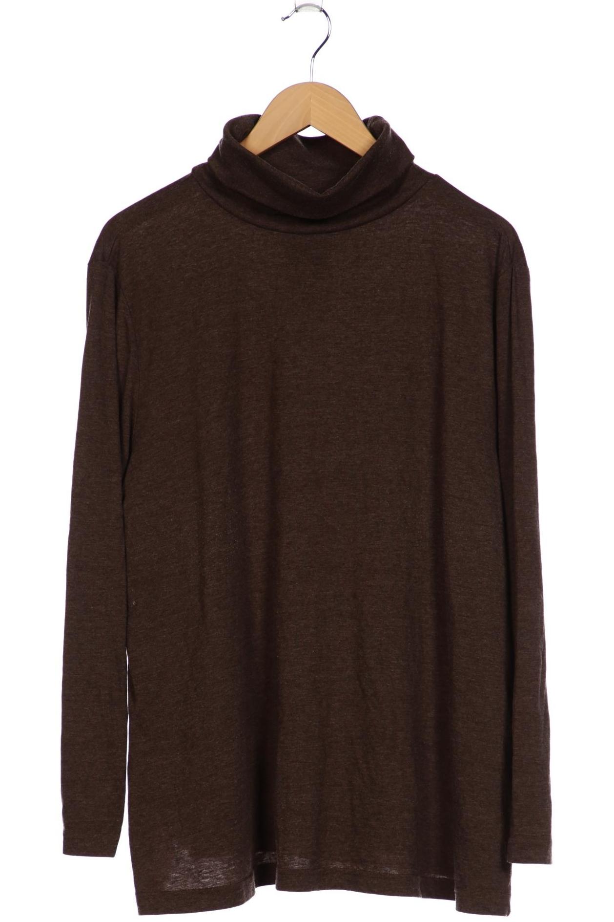 

Ulla Popken Damen Langarmshirt, braun, Gr. 50