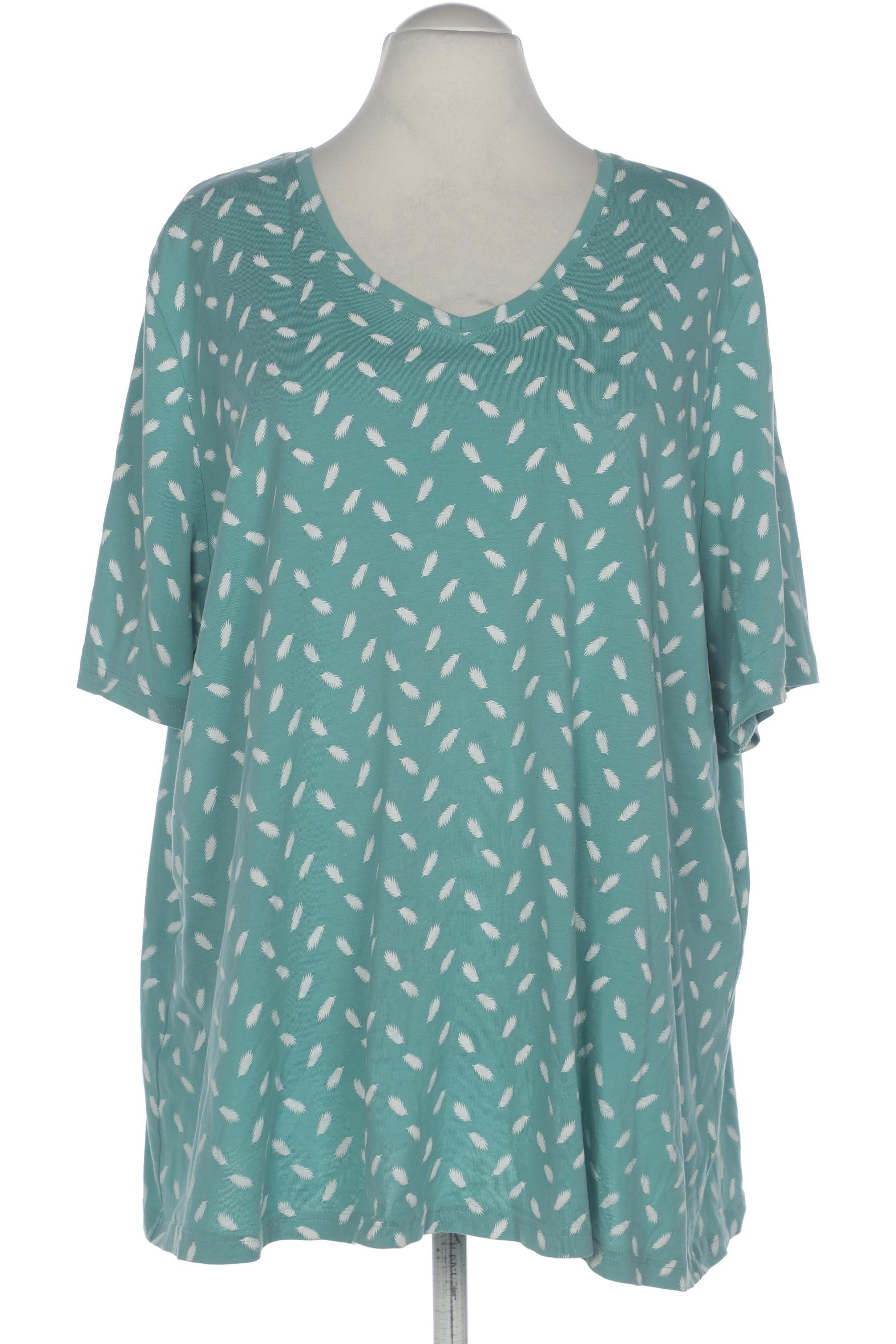 

Ulla Popken Damen T-Shirt, türkis, Gr. 56