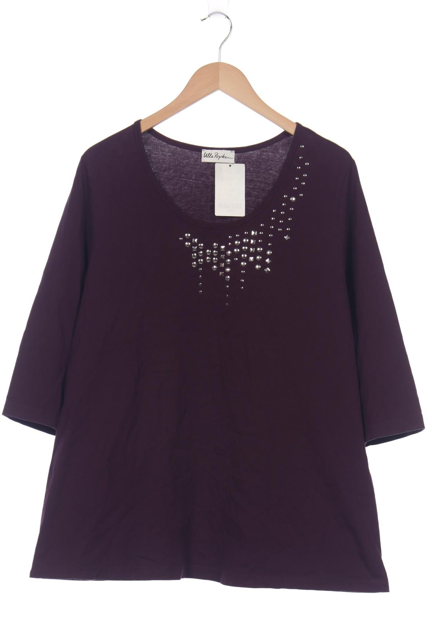 

Ulla Popken Damen Langarmshirt, bordeaux, Gr. 50