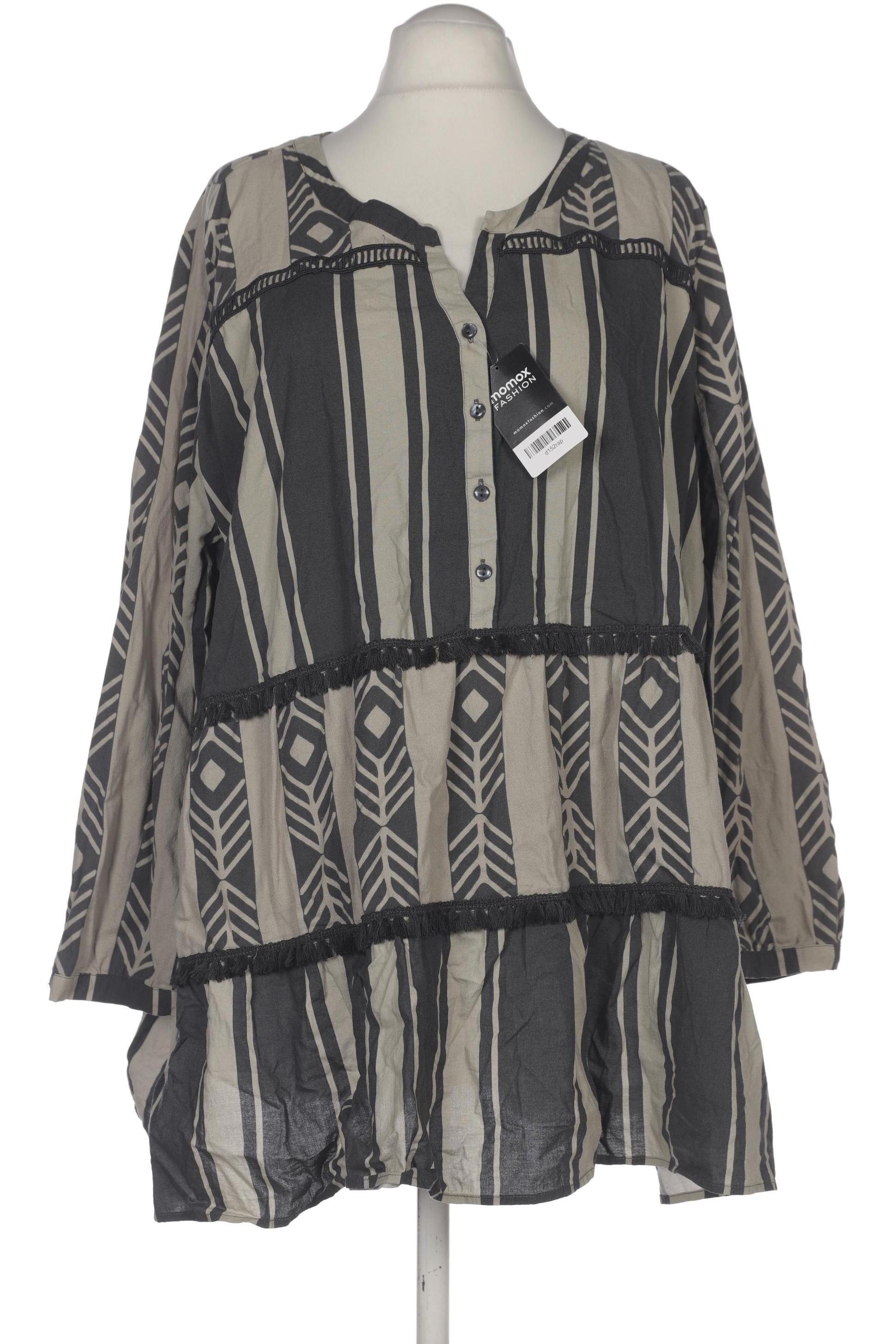 

Ulla Popken Damen Bluse, grau, Gr. 54