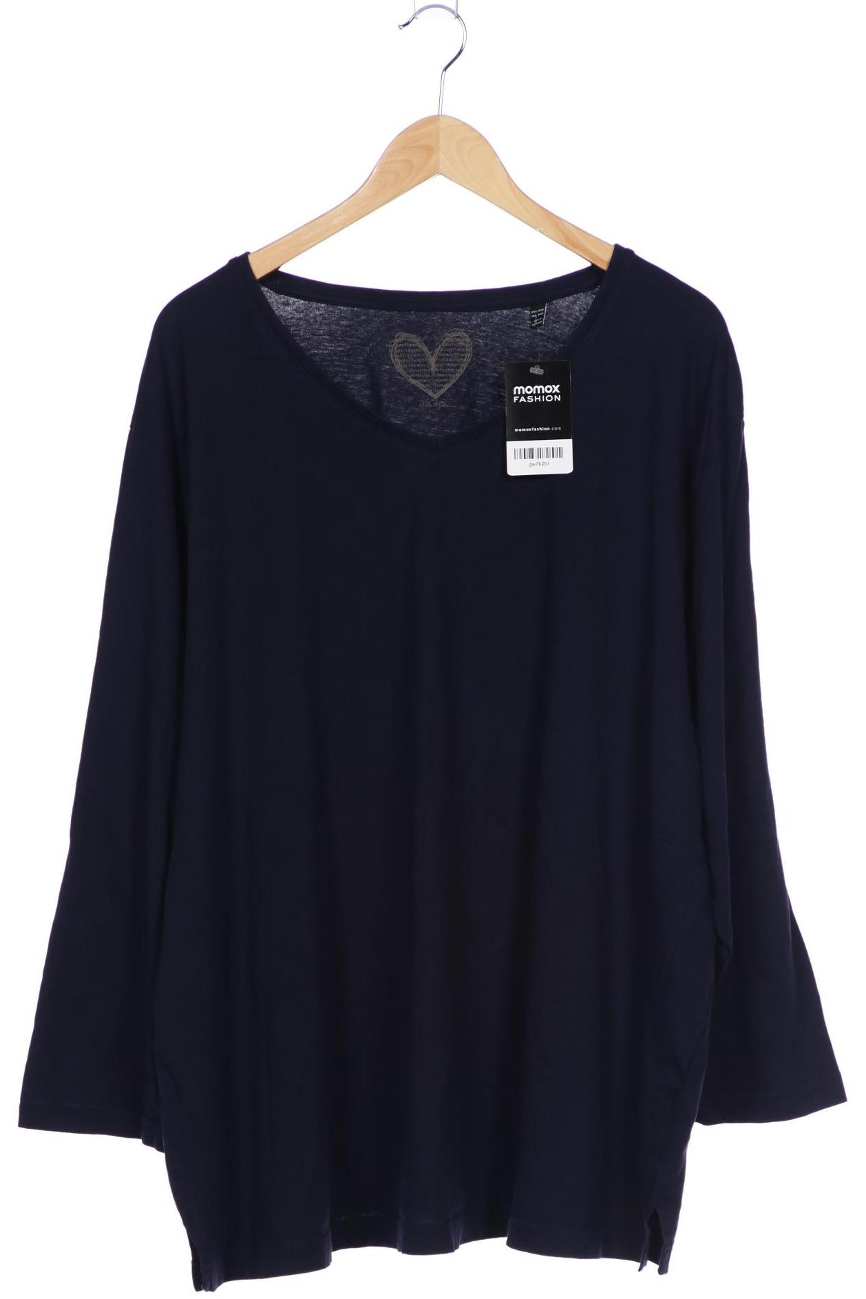 

Ulla Popken Damen Langarmshirt, marineblau, Gr. 54