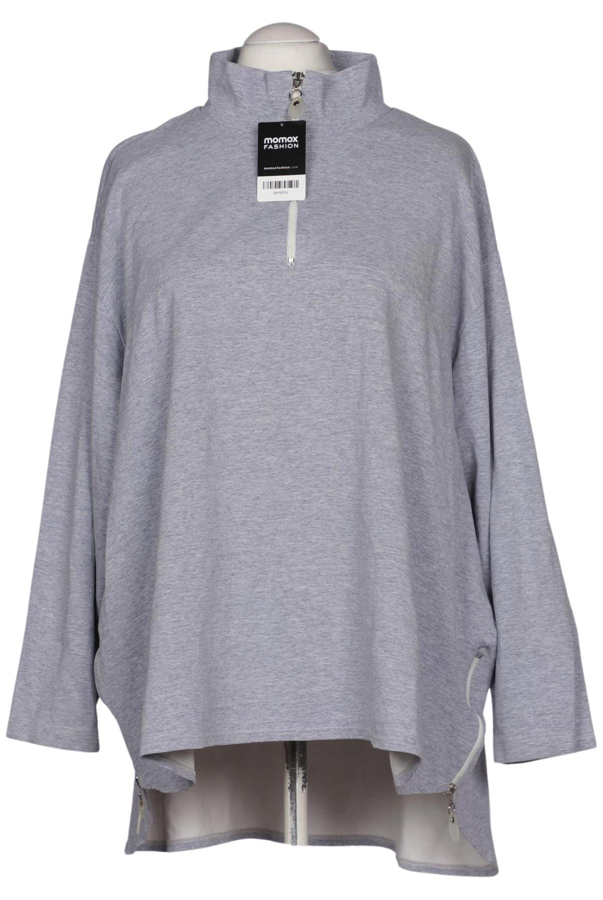 

Ulla Popken Damen Sweatshirt, grau, Gr. 58