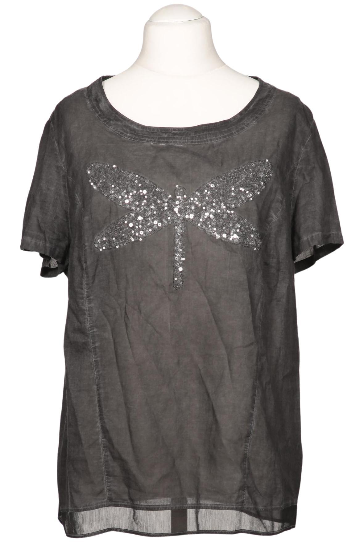 

Ulla Popken Damen Bluse, grau, Gr. 48