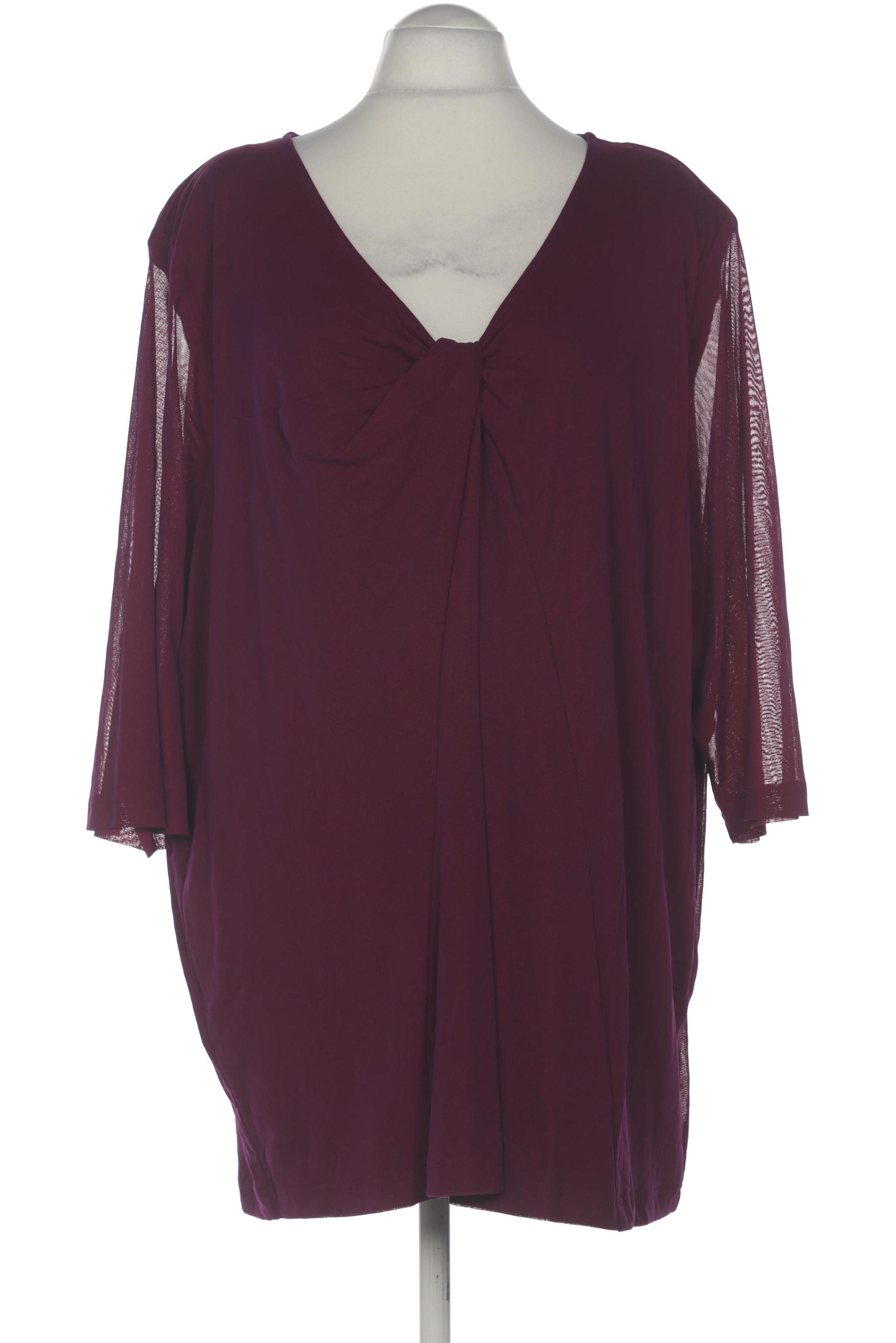 

Ulla Popken Damen Bluse, bordeaux, Gr. 58