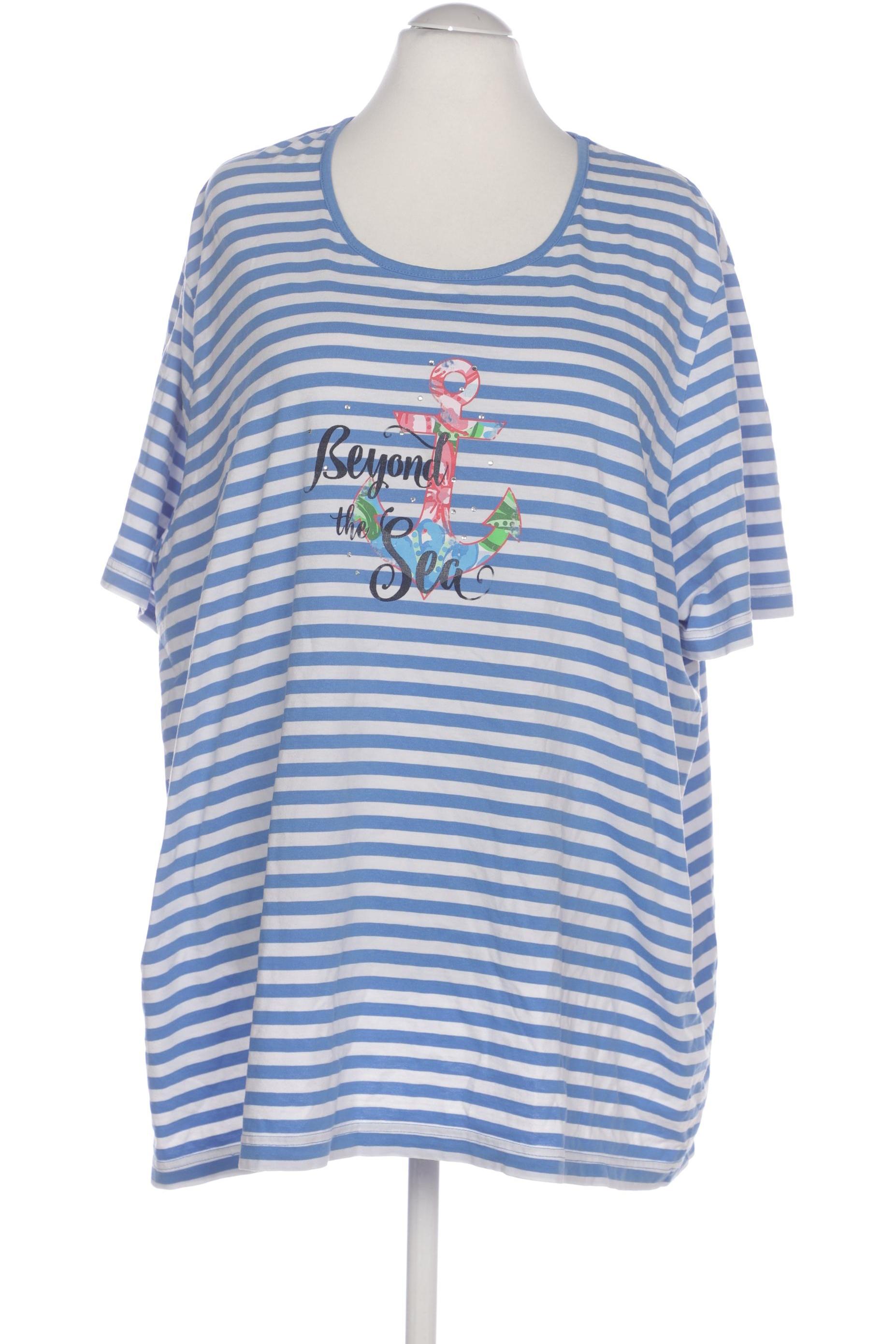 

Ulla Popken Damen T-Shirt, blau, Gr. 54