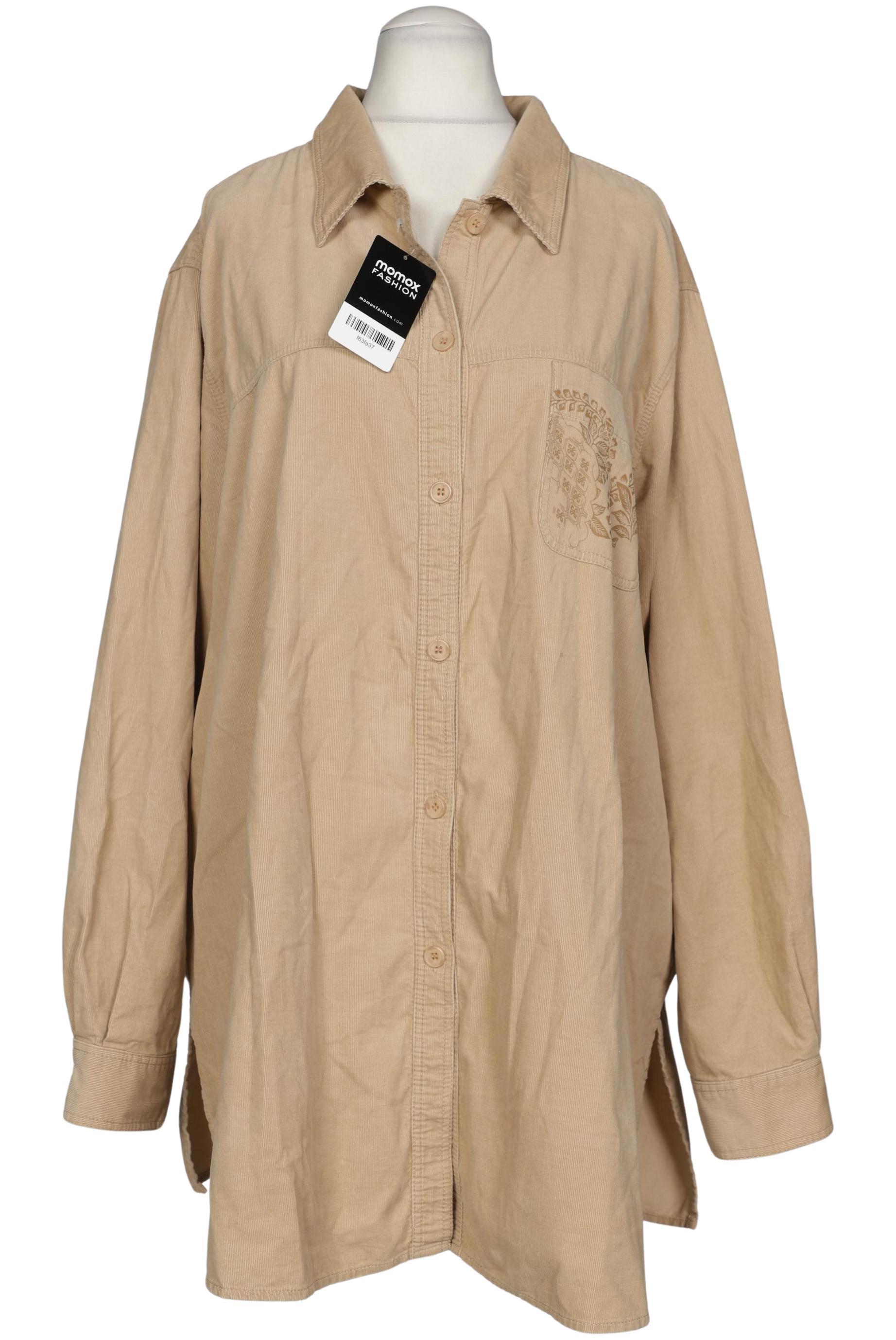 

Ulla Popken Damen Bluse, beige, Gr. 54