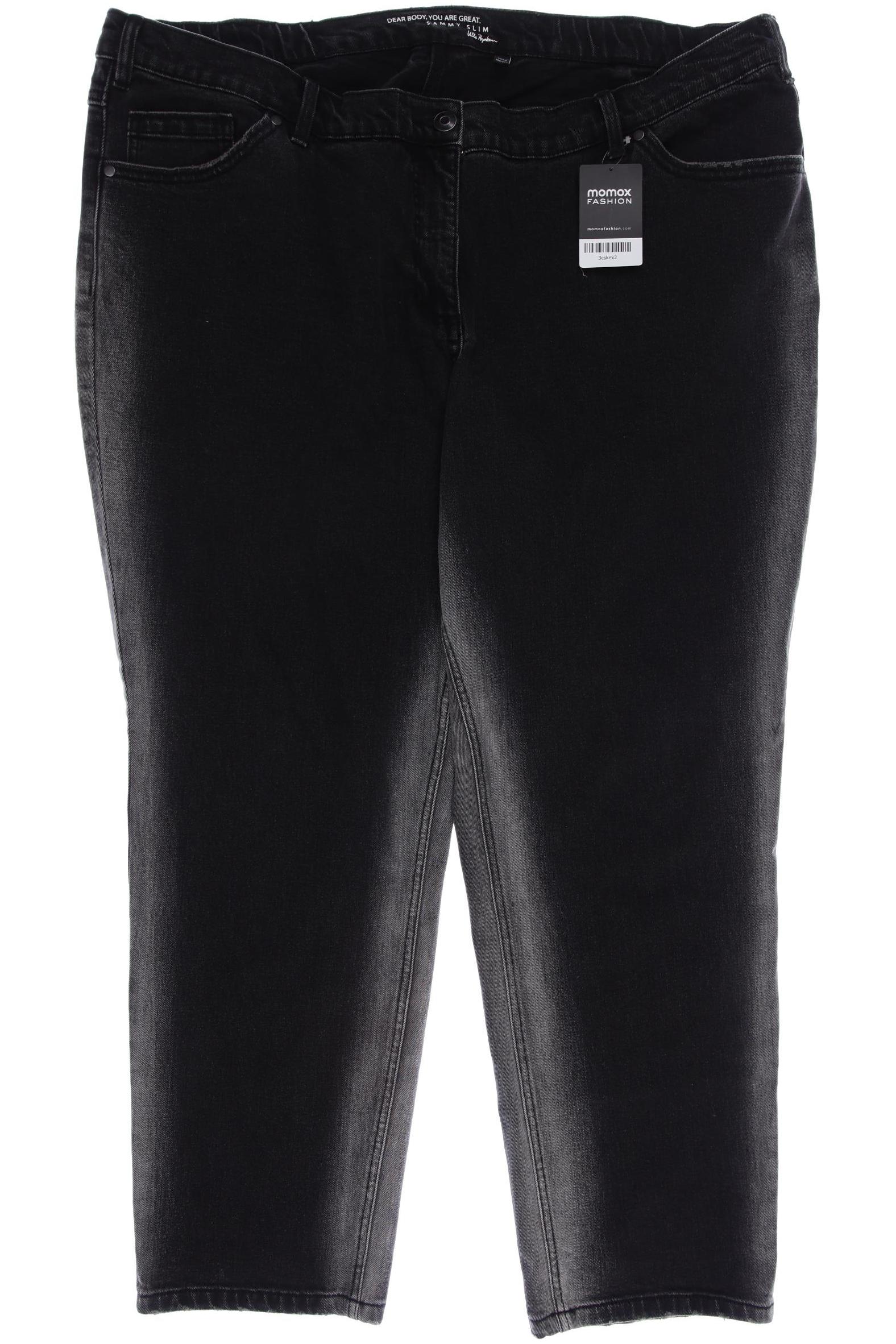 

Ulla Popken Damen Jeans, schwarz