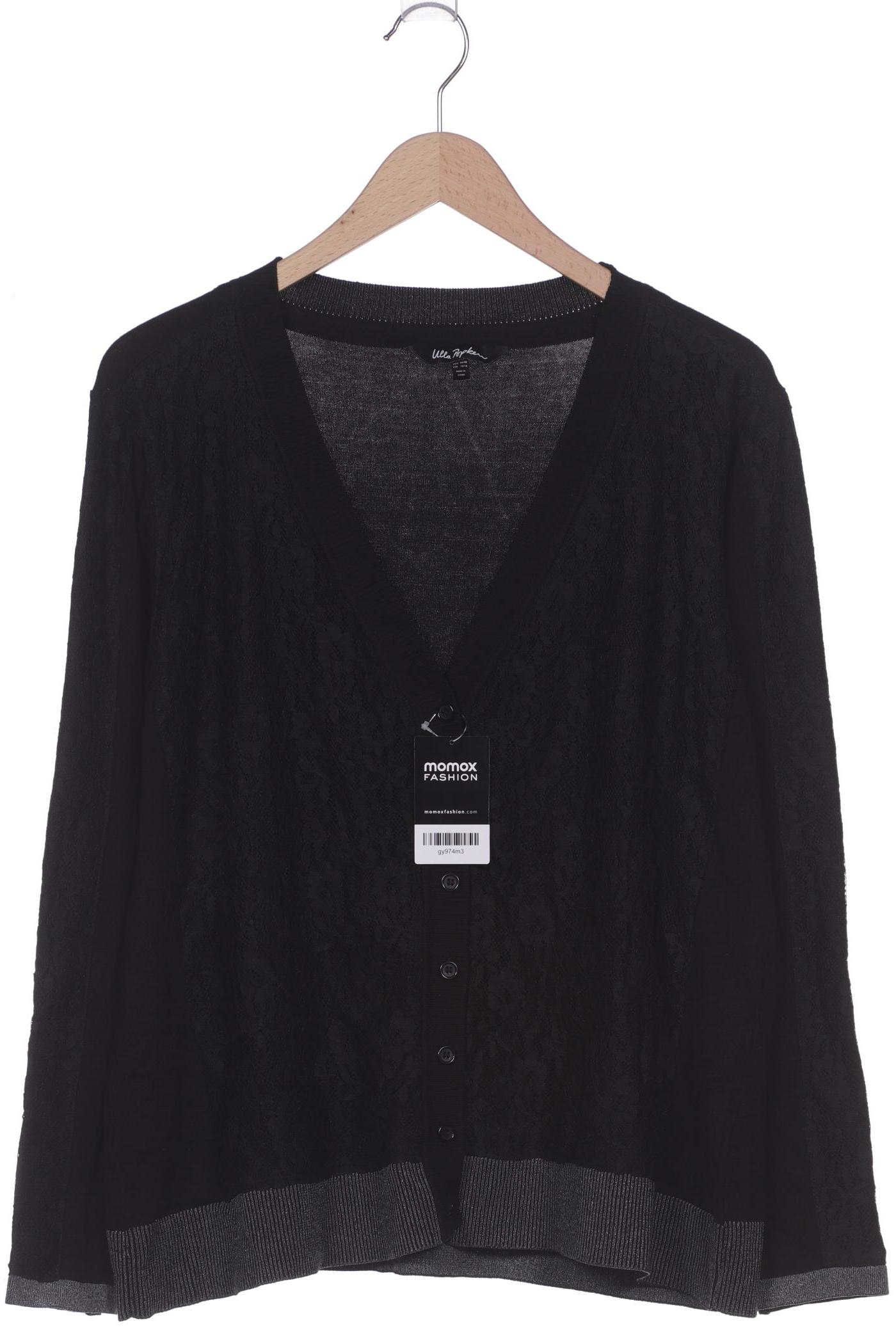 

Ulla Popken Damen Strickjacke, schwarz, Gr. 46