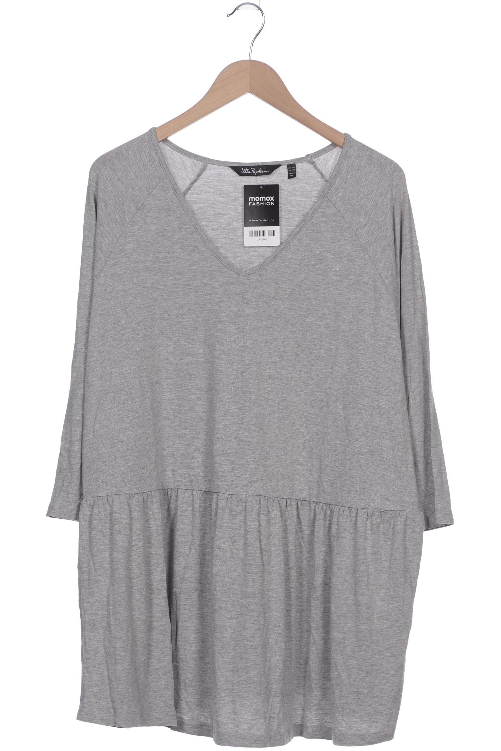 

Ulla Popken Damen Langarmshirt, grau, Gr. 50