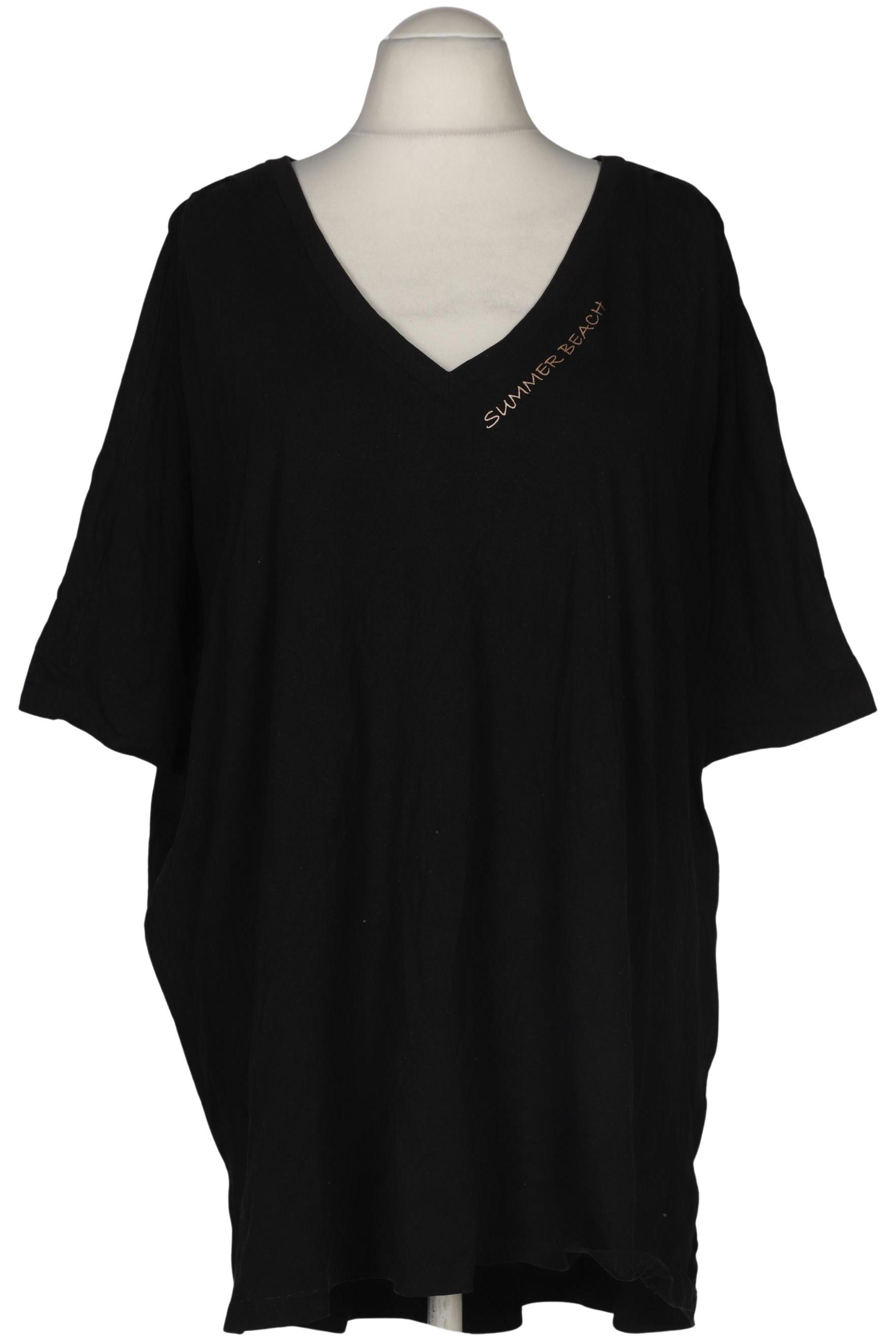 

Ulla Popken Damen T-Shirt, schwarz, Gr. 62
