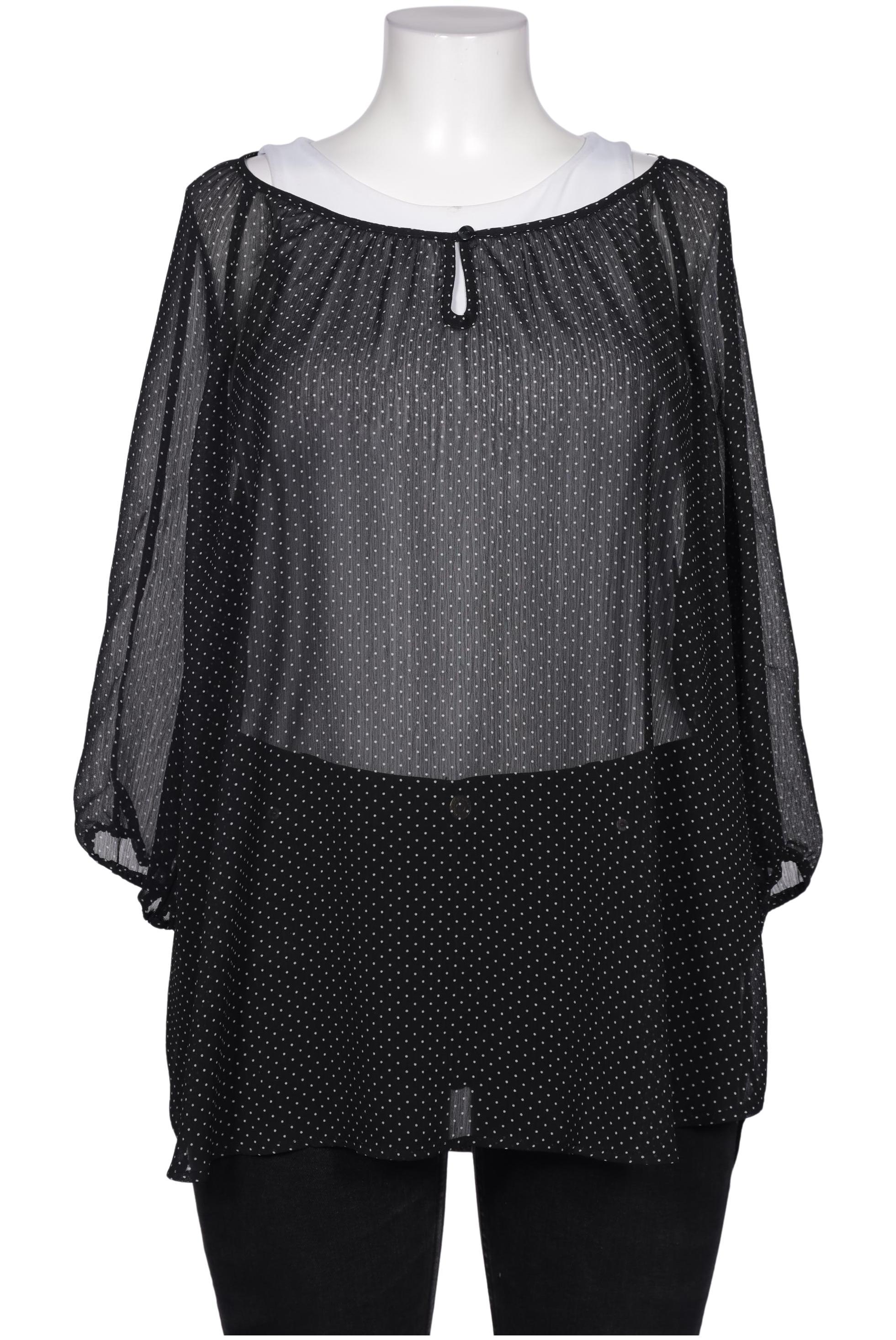 

Ulla Popken Damen Bluse, schwarz, Gr. 50