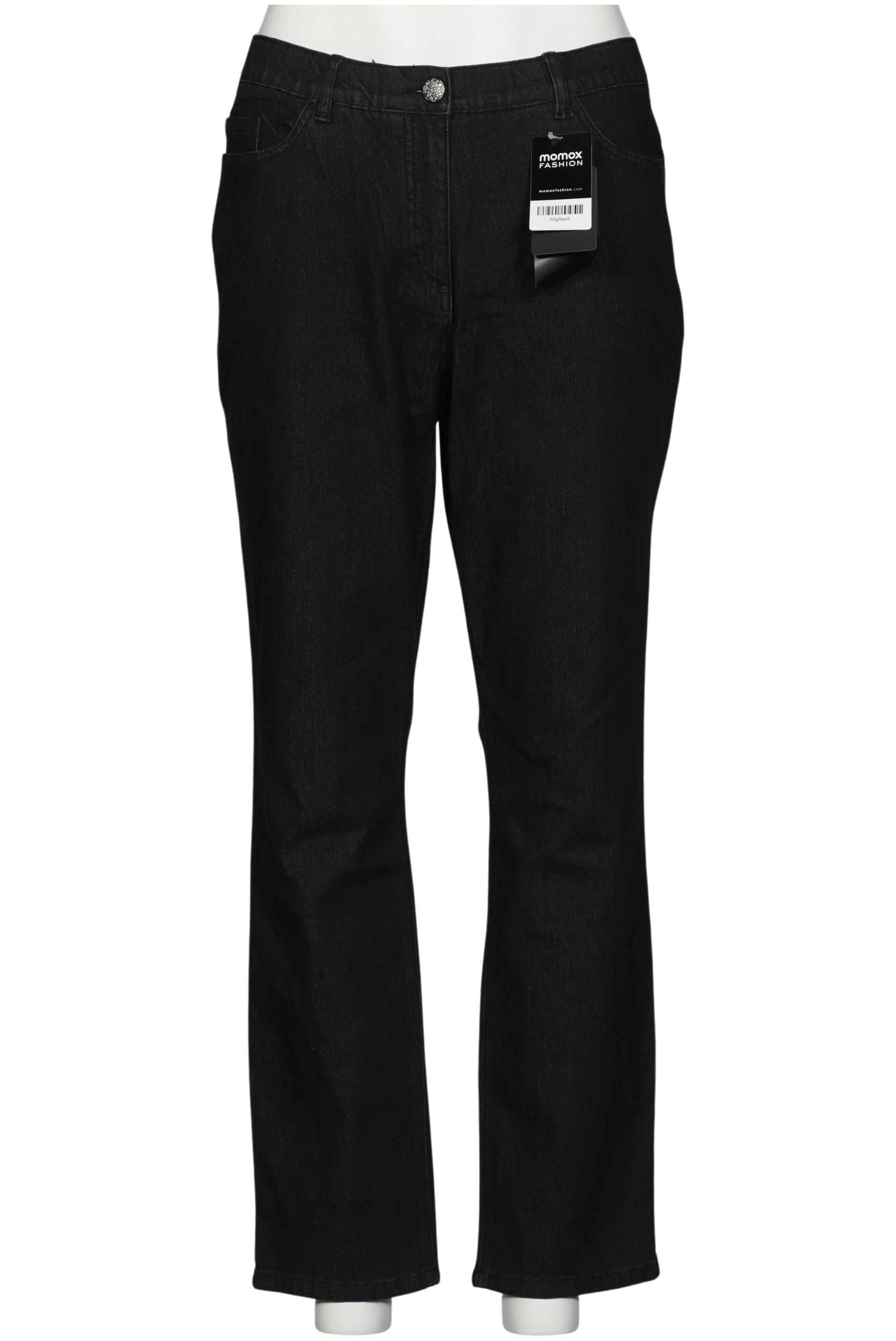 

Ulla Popken Damen Jeans, schwarz, Gr. 48