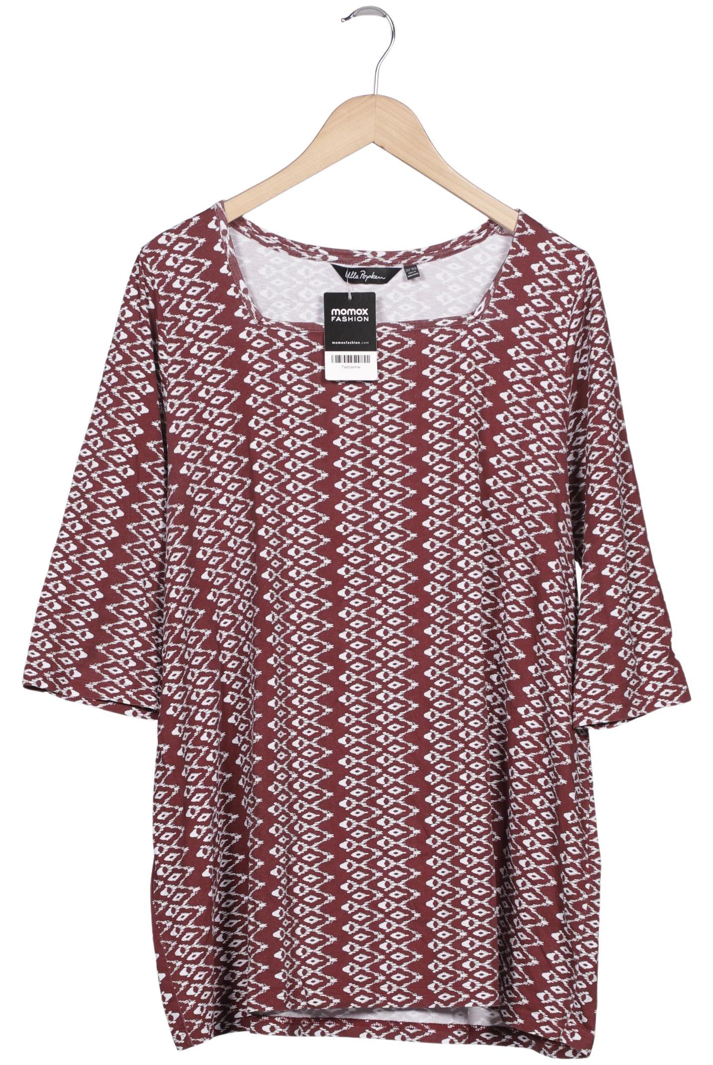 

Ulla Popken Damen Langarmshirt, bordeaux, Gr. 46
