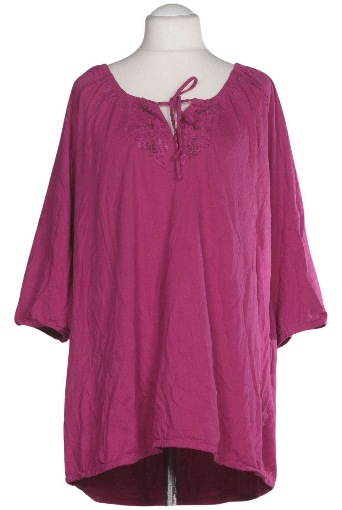 

Ulla Popken Damen Langarmshirt, pink, Gr. 54