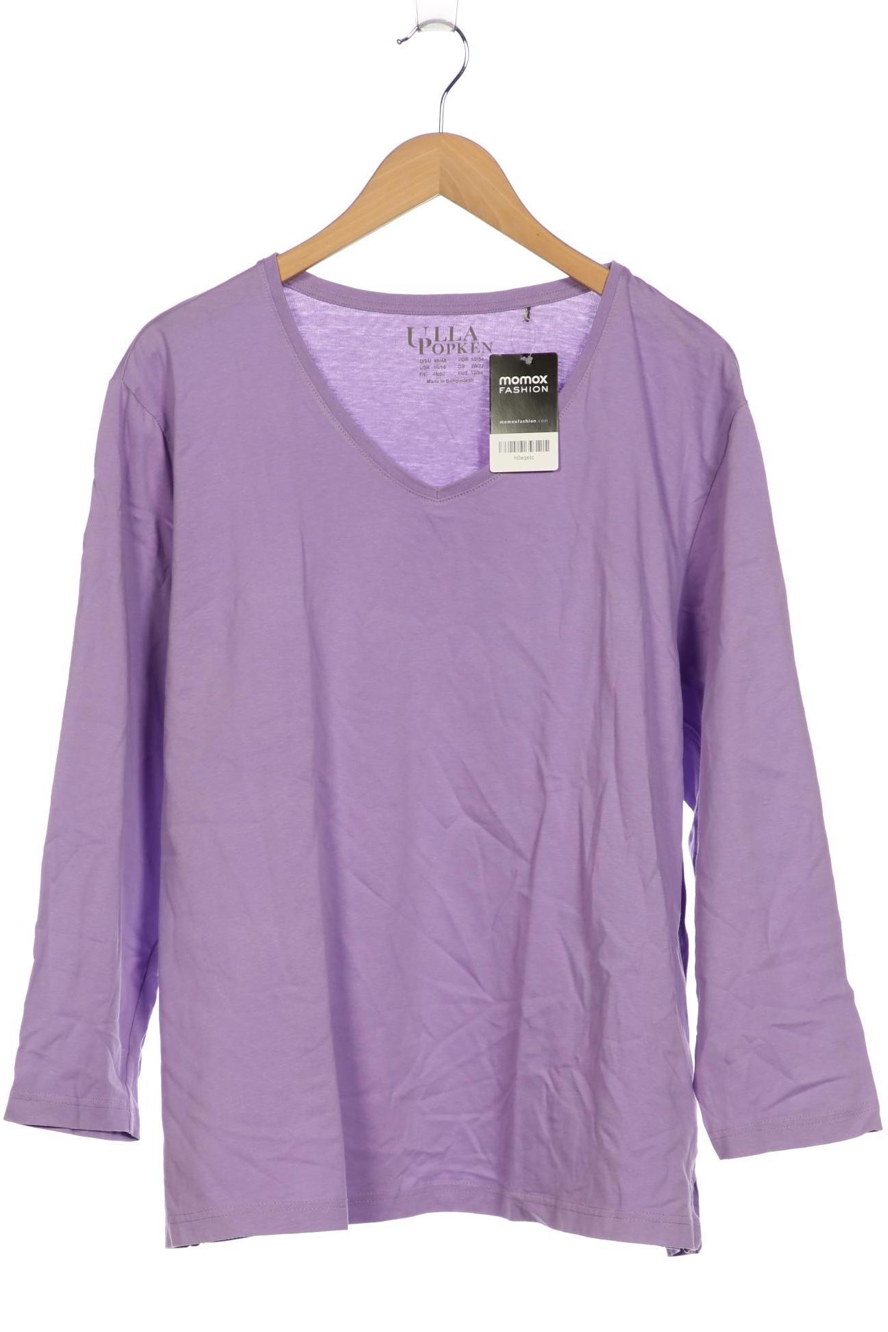 

Ulla Popken Damen Langarmshirt, flieder, Gr. 46