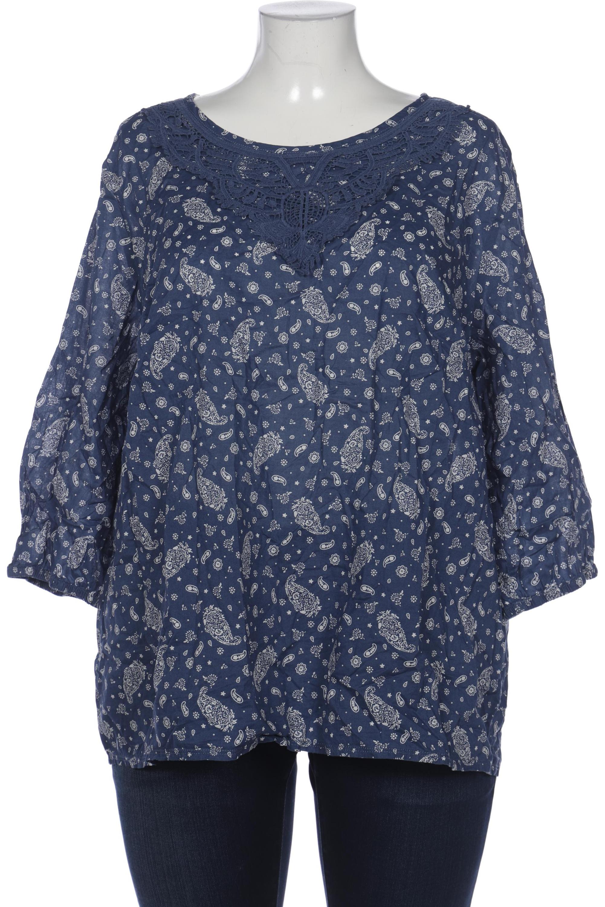 

Ulla Popken Damen Bluse, blau, Gr. 46