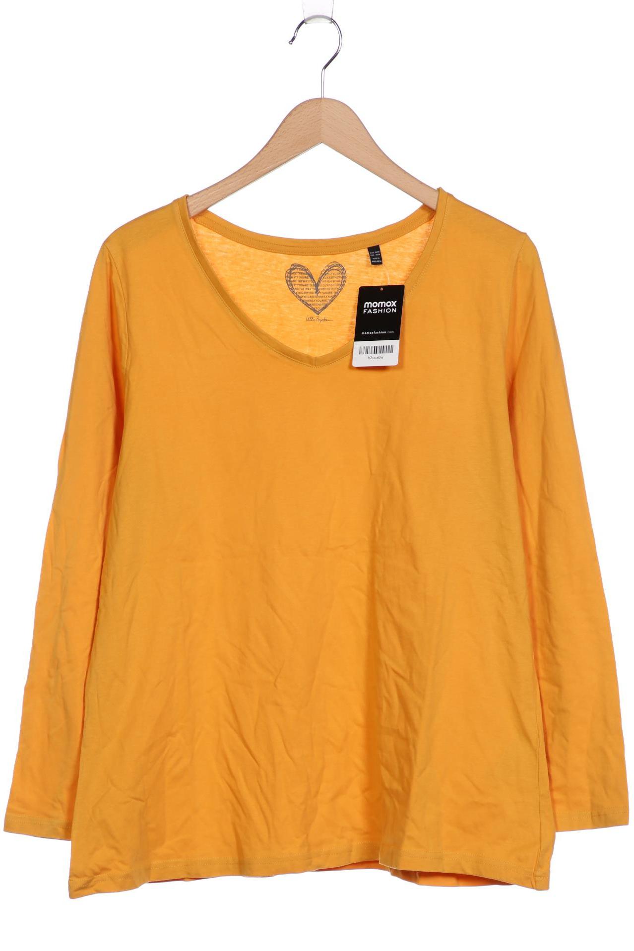 

Ulla Popken Damen Langarmshirt, orange, Gr. 46