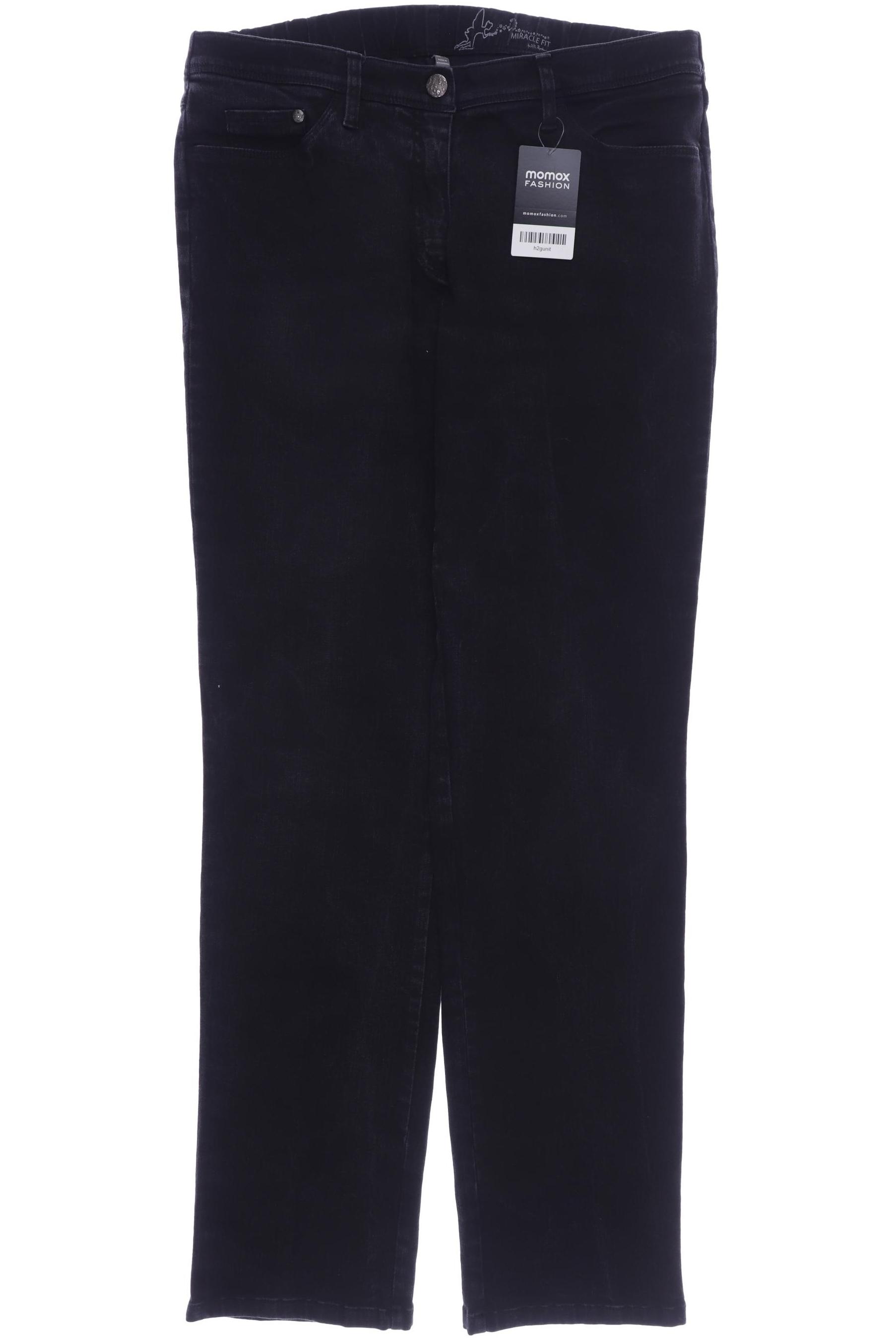

Ulla Popken Damen Jeans, schwarz