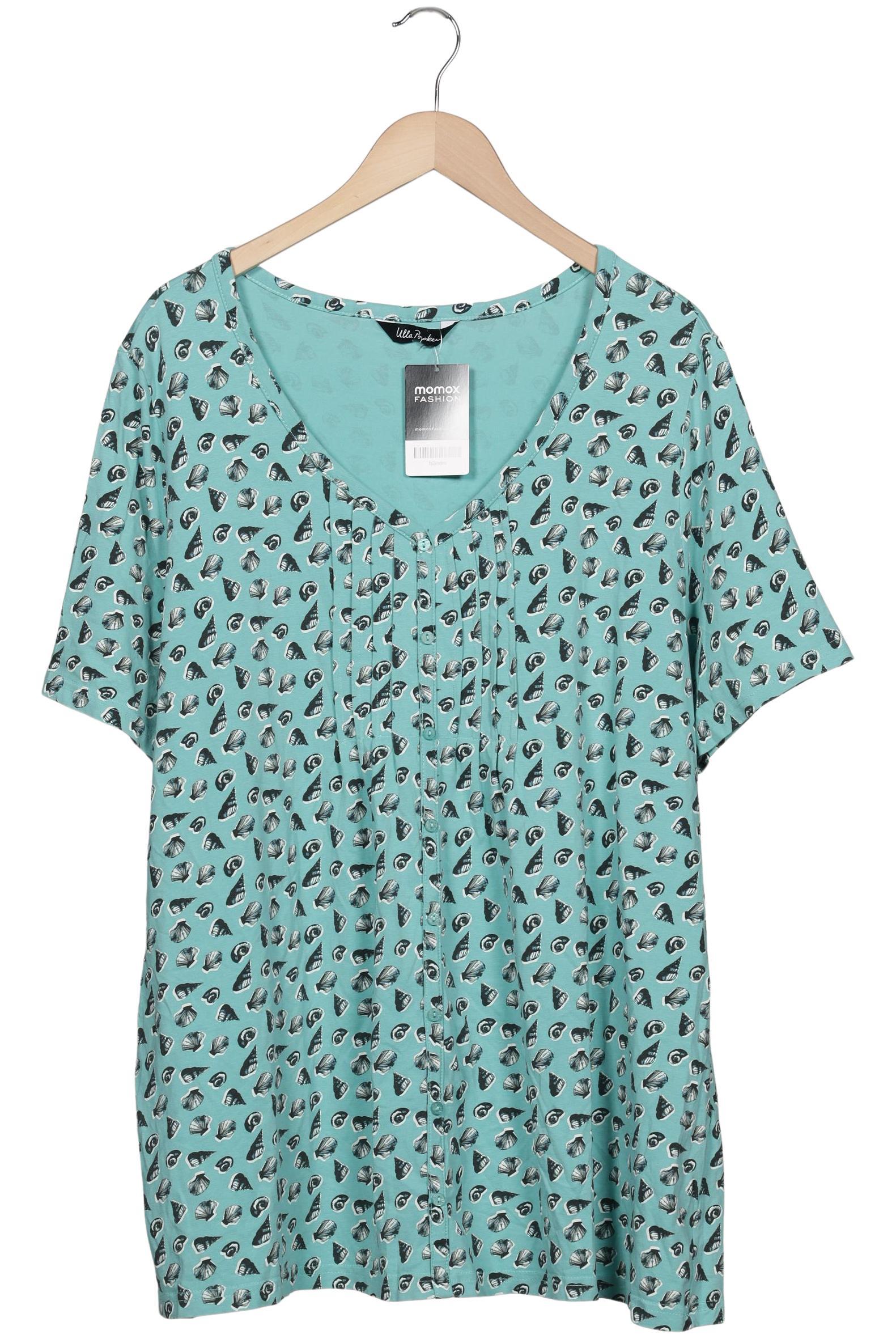 

Ulla Popken Damen T-Shirt, türkis, Gr. 52