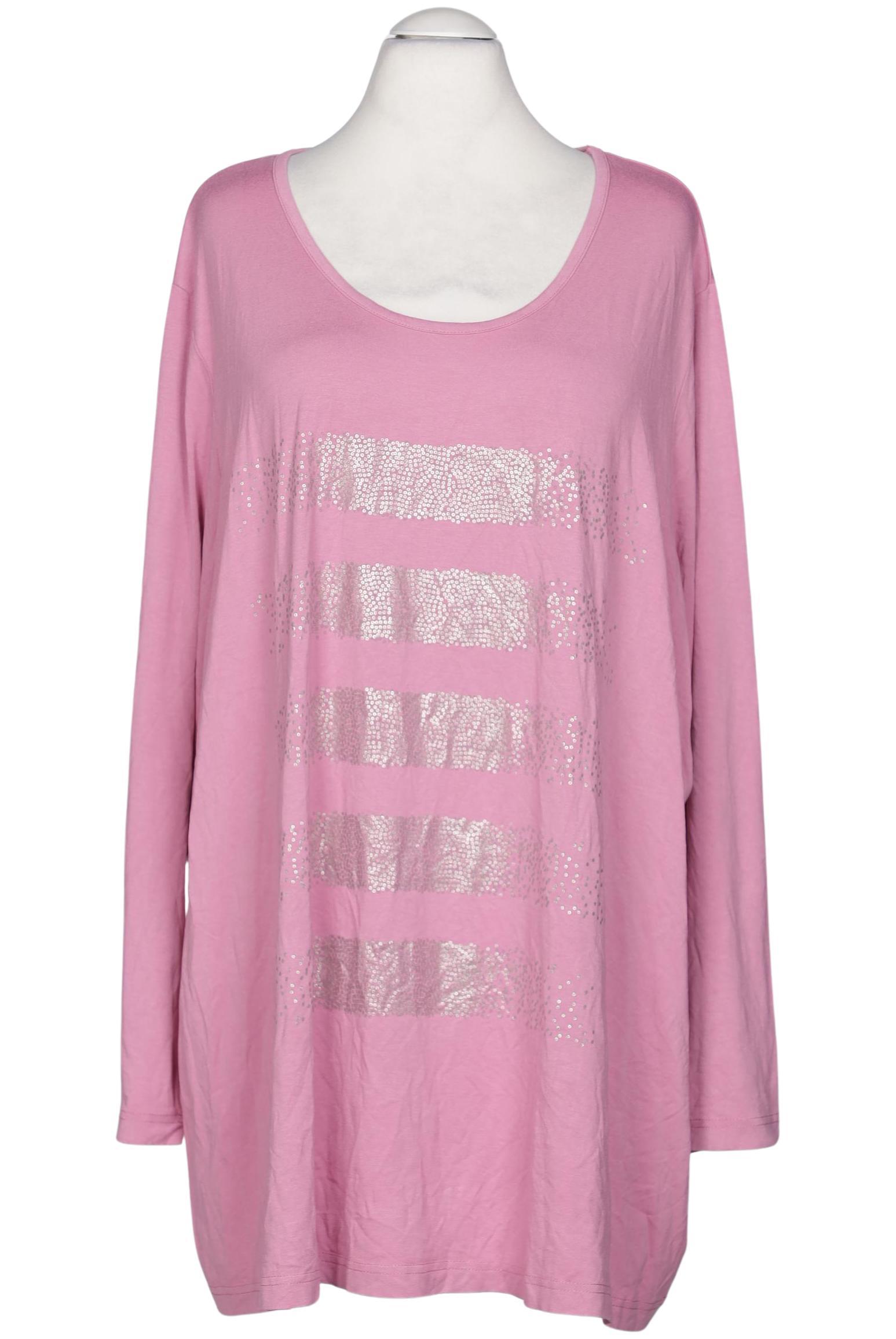 

Ulla Popken Damen Langarmshirt, pink, Gr. 58