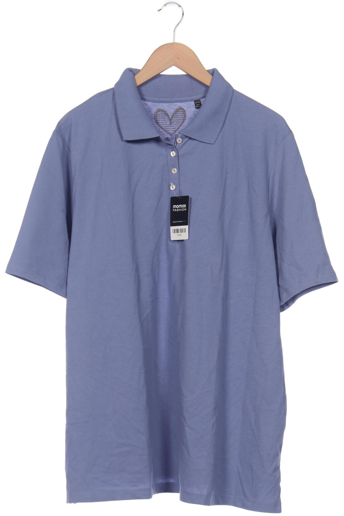 

Ulla Popken Damen Poloshirt, blau, Gr. 50