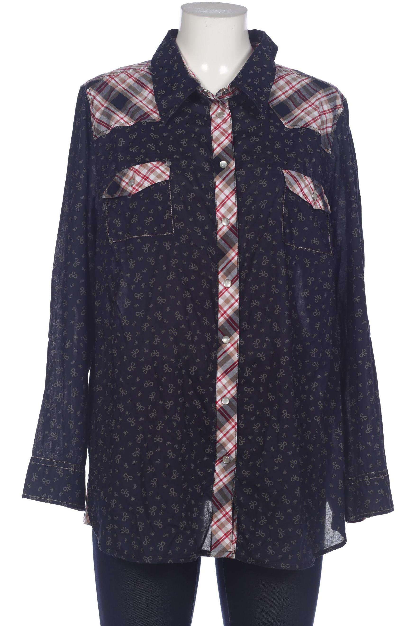 

Ulla Popken Damen Bluse, marineblau, Gr. 48