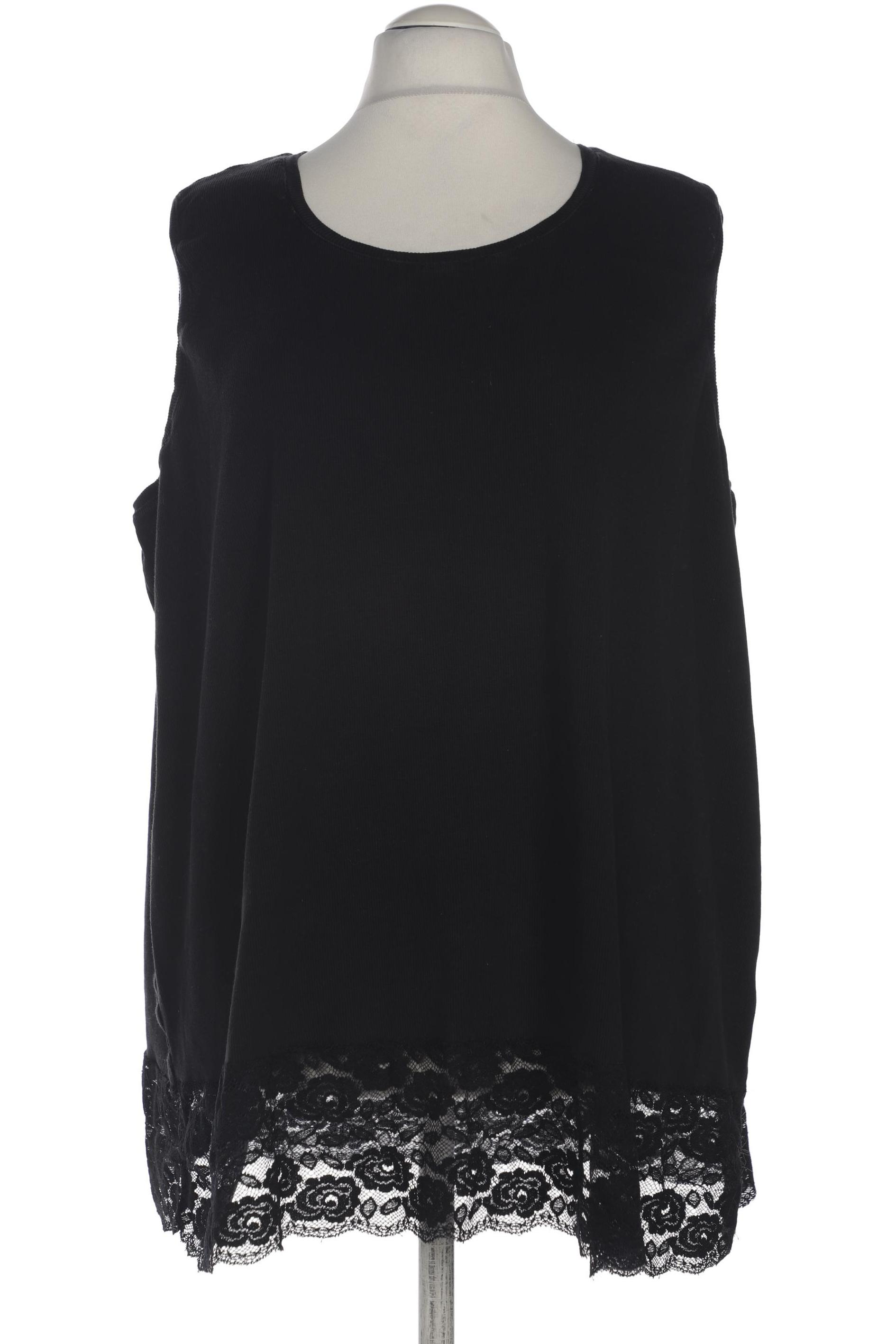 

Ulla Popken Damen Top, schwarz, Gr. 52