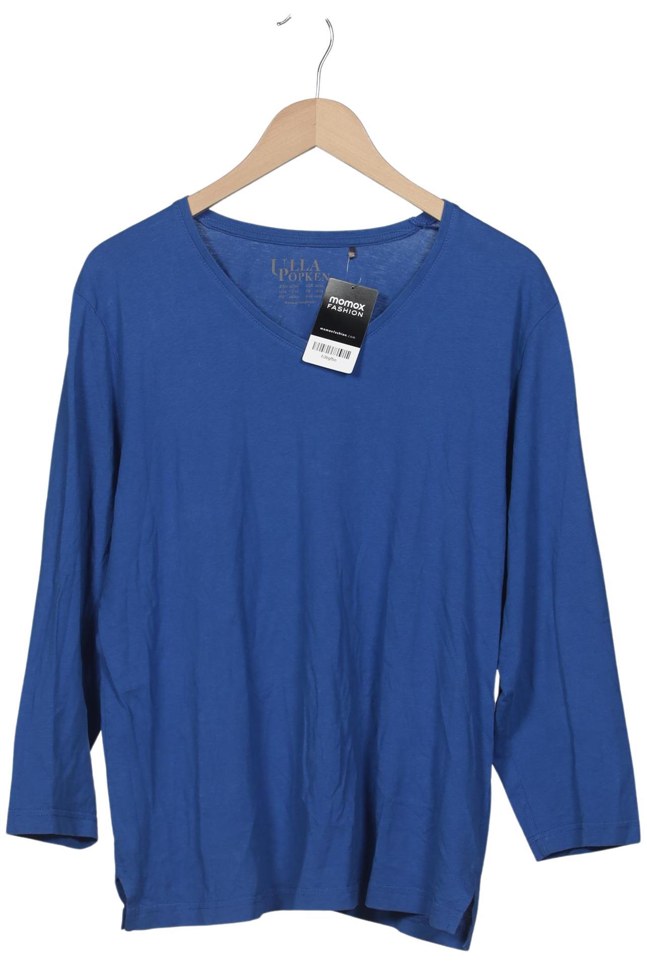 

Ulla Popken Damen Langarmshirt, blau, Gr. 42