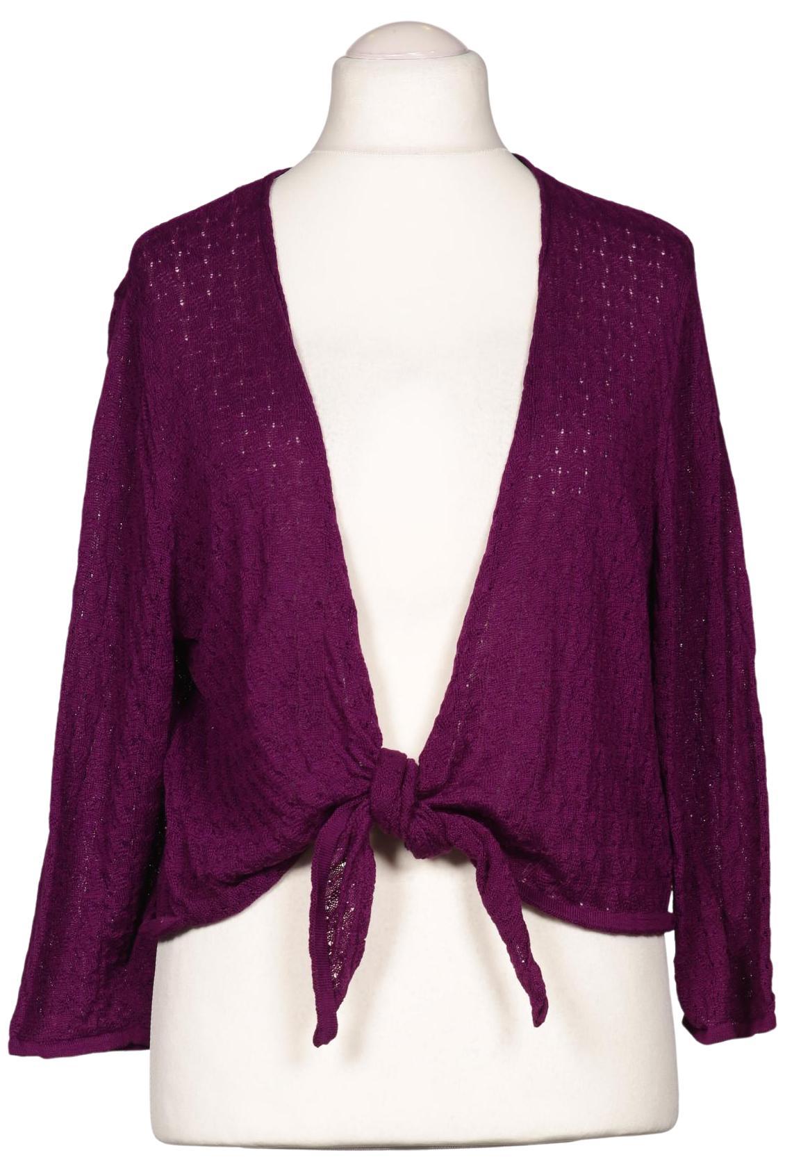 

Ulla Popken Damen Strickjacke, flieder, Gr. 46