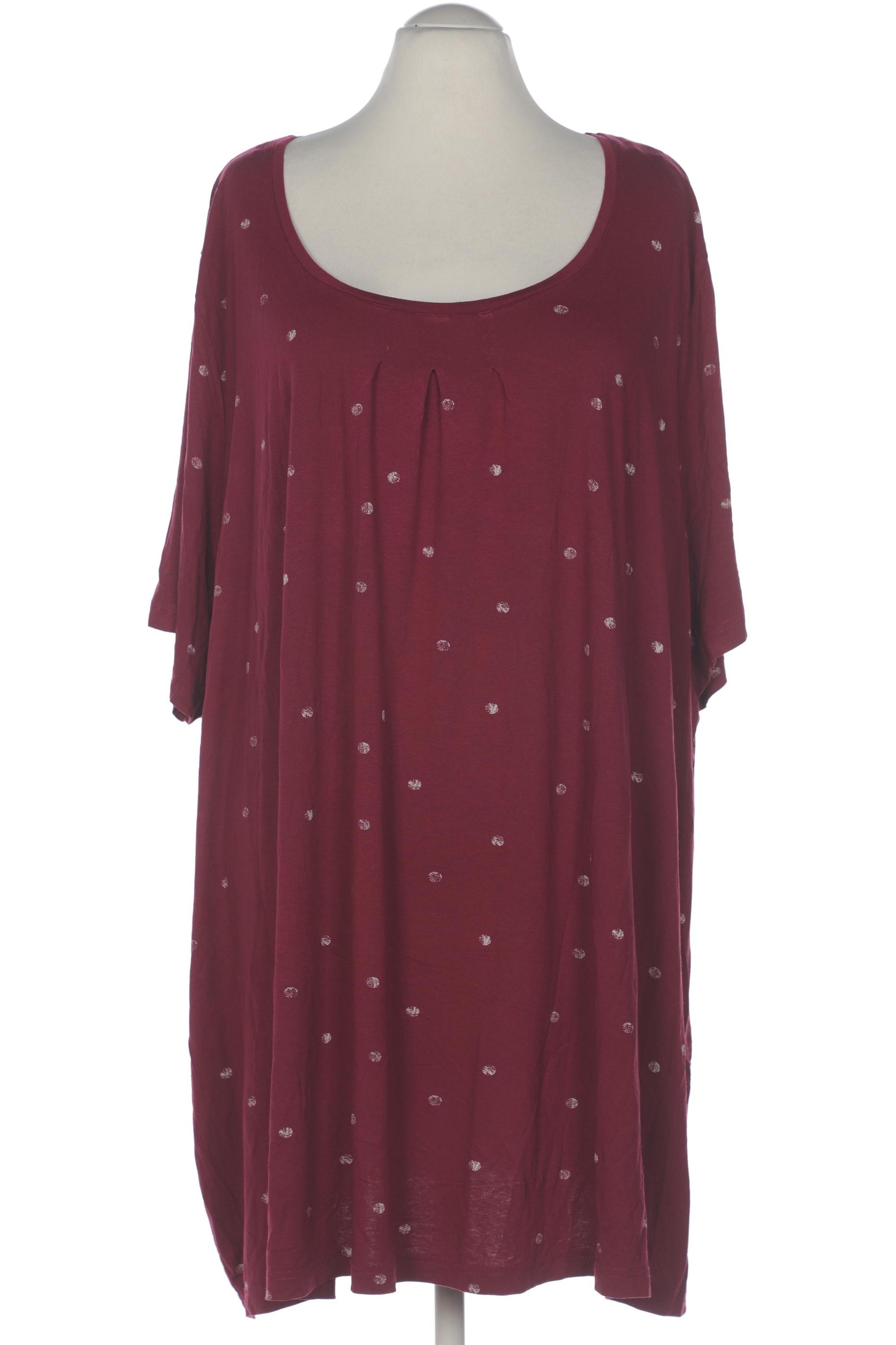 

Ulla Popken Damen T-Shirt, bordeaux, Gr. 62