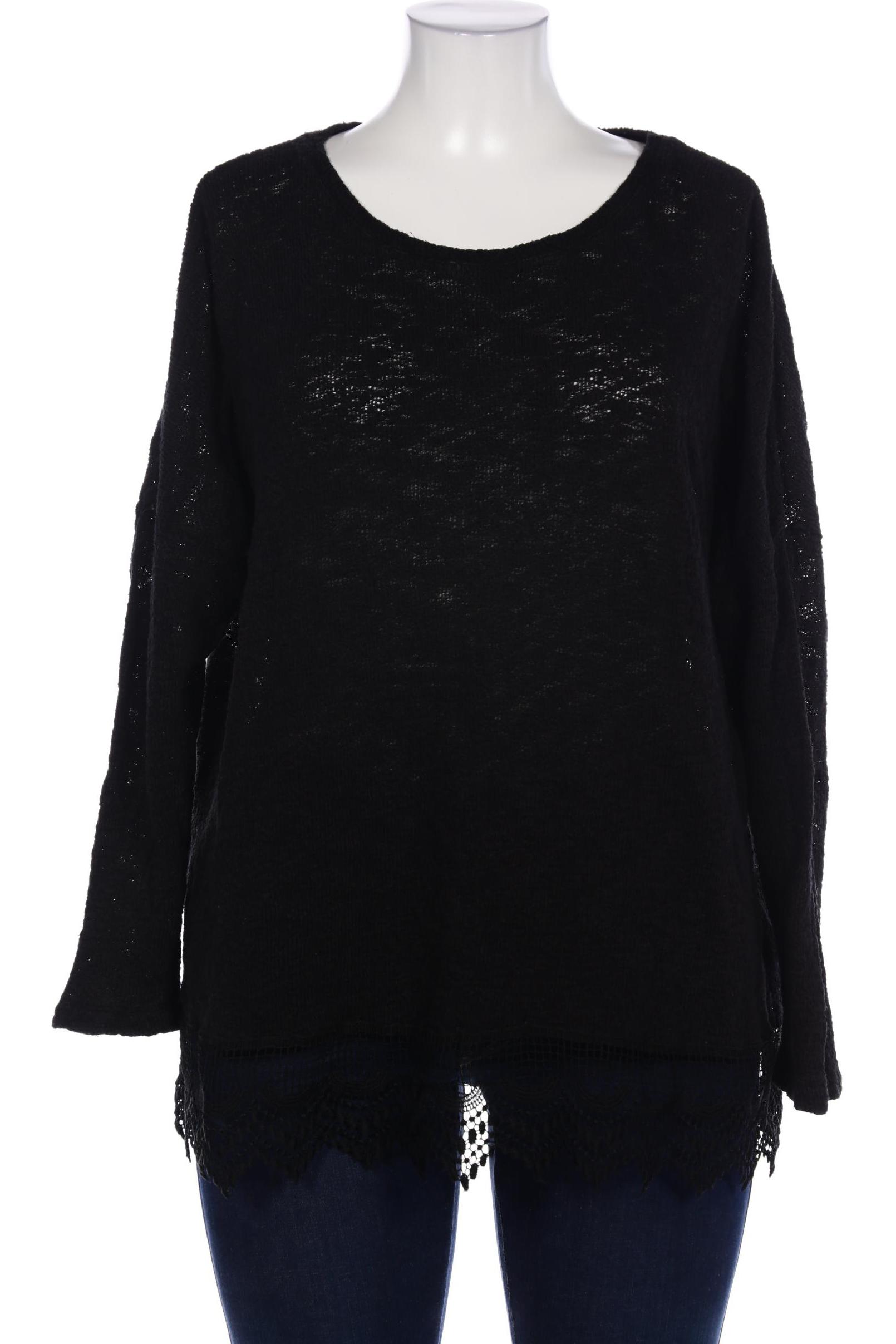 

Ulla Popken Damen Pullover, schwarz
