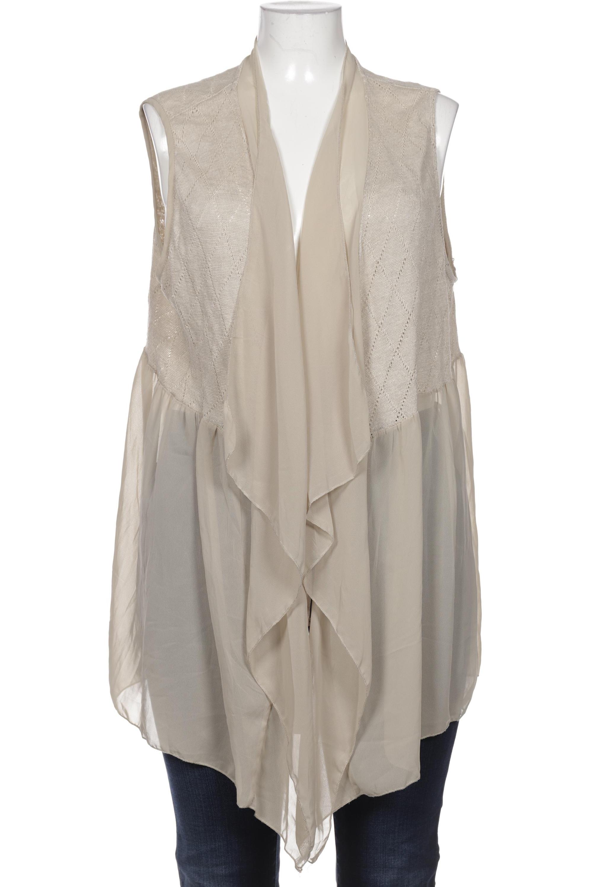 

Ulla Popken Damen Strickjacke, beige, Gr. 46