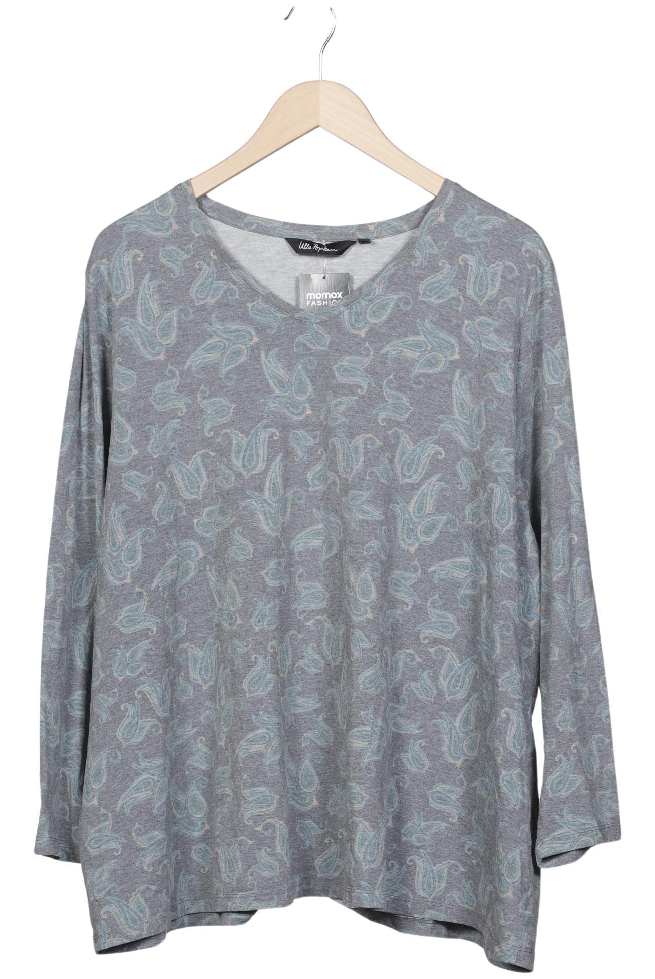 

Ulla Popken Damen Langarmshirt, grau, Gr. 54