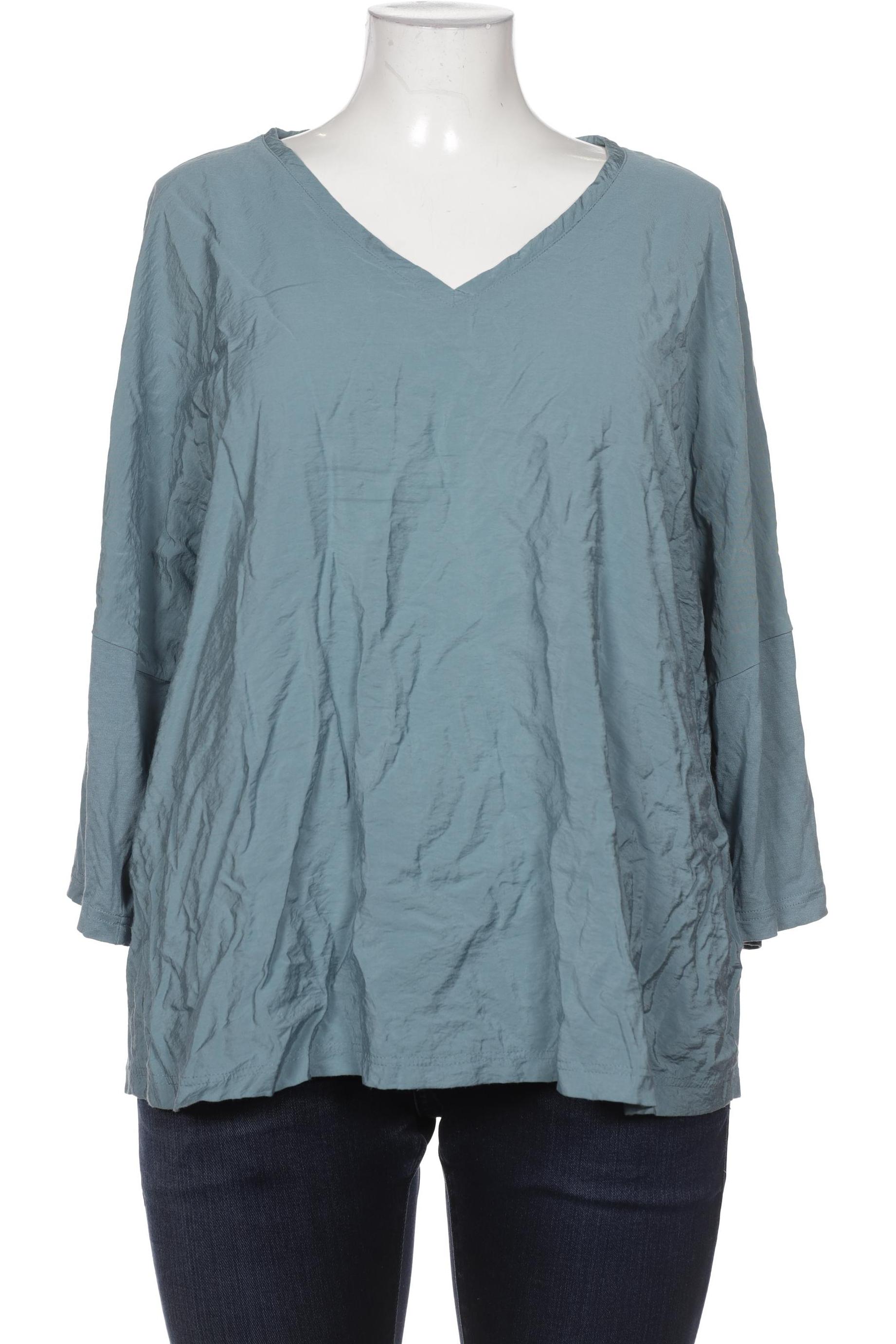 

Ulla Popken Damen Bluse, blau, Gr. 46