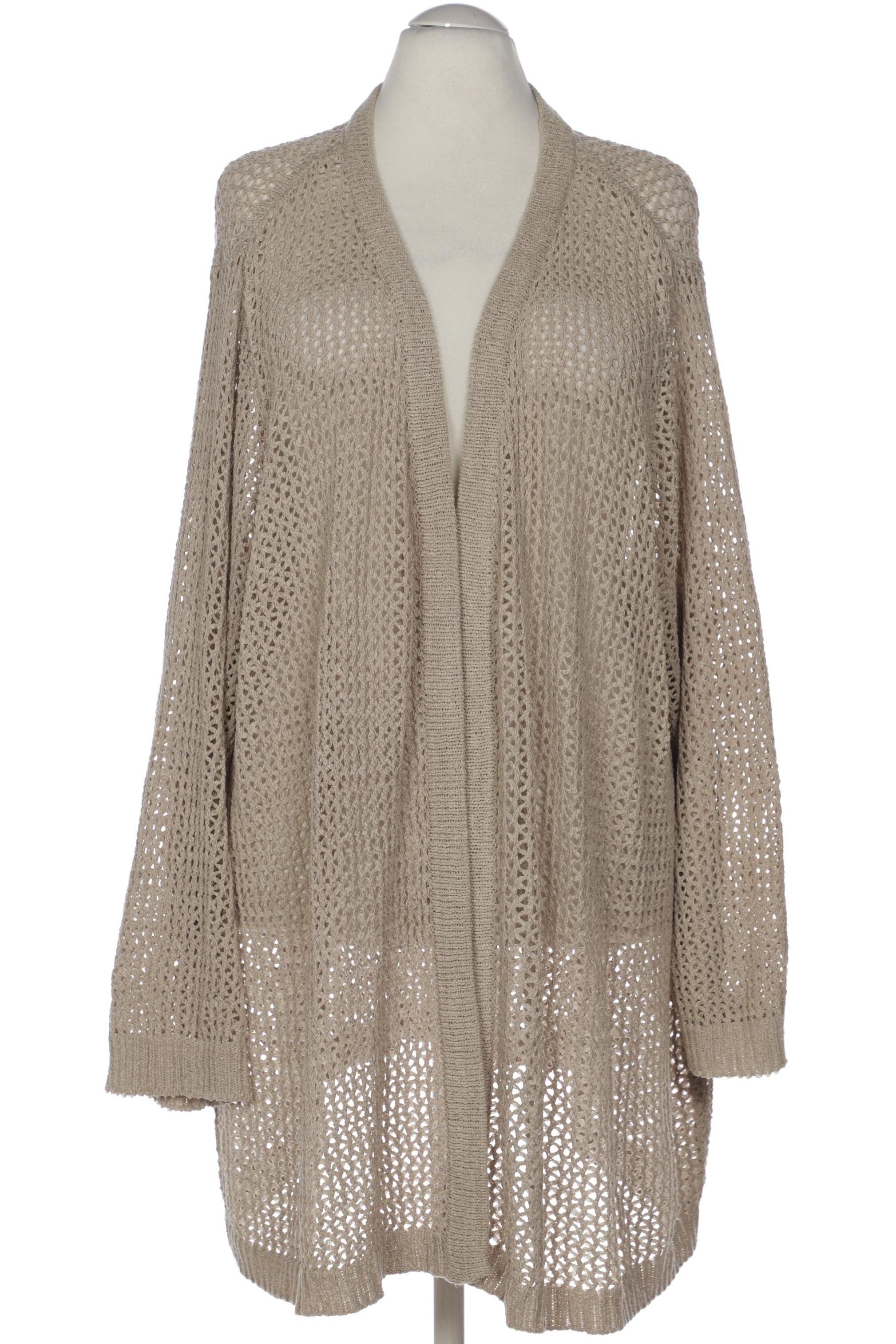 

Ulla Popken Damen Strickjacke, beige, Gr. 52